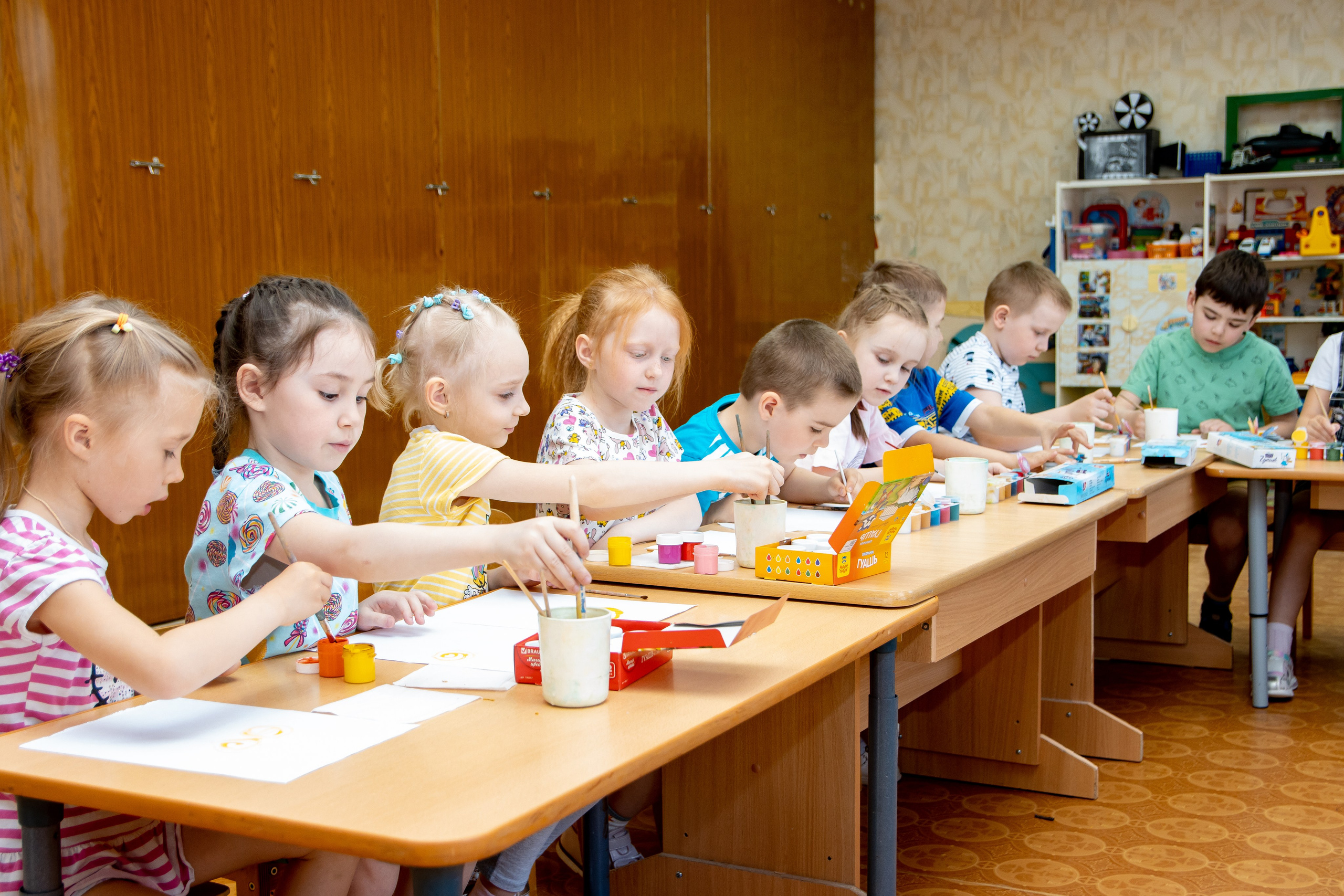 Съемки жизни в детском саду. Выпускные альбомы в Обнинске