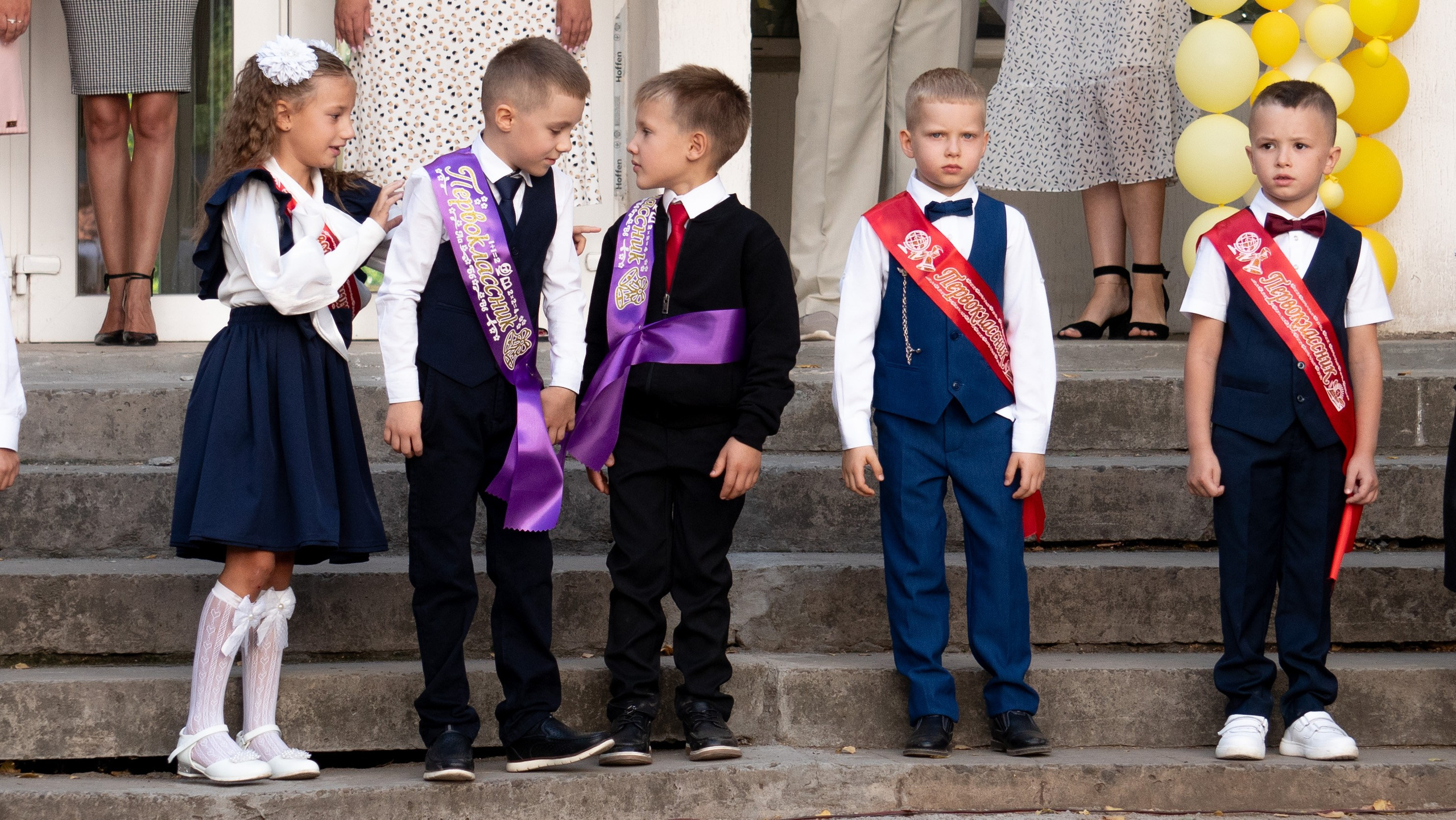 Сборные со школ. Фотограф в РФ и ЛНР Юлия Федосеева