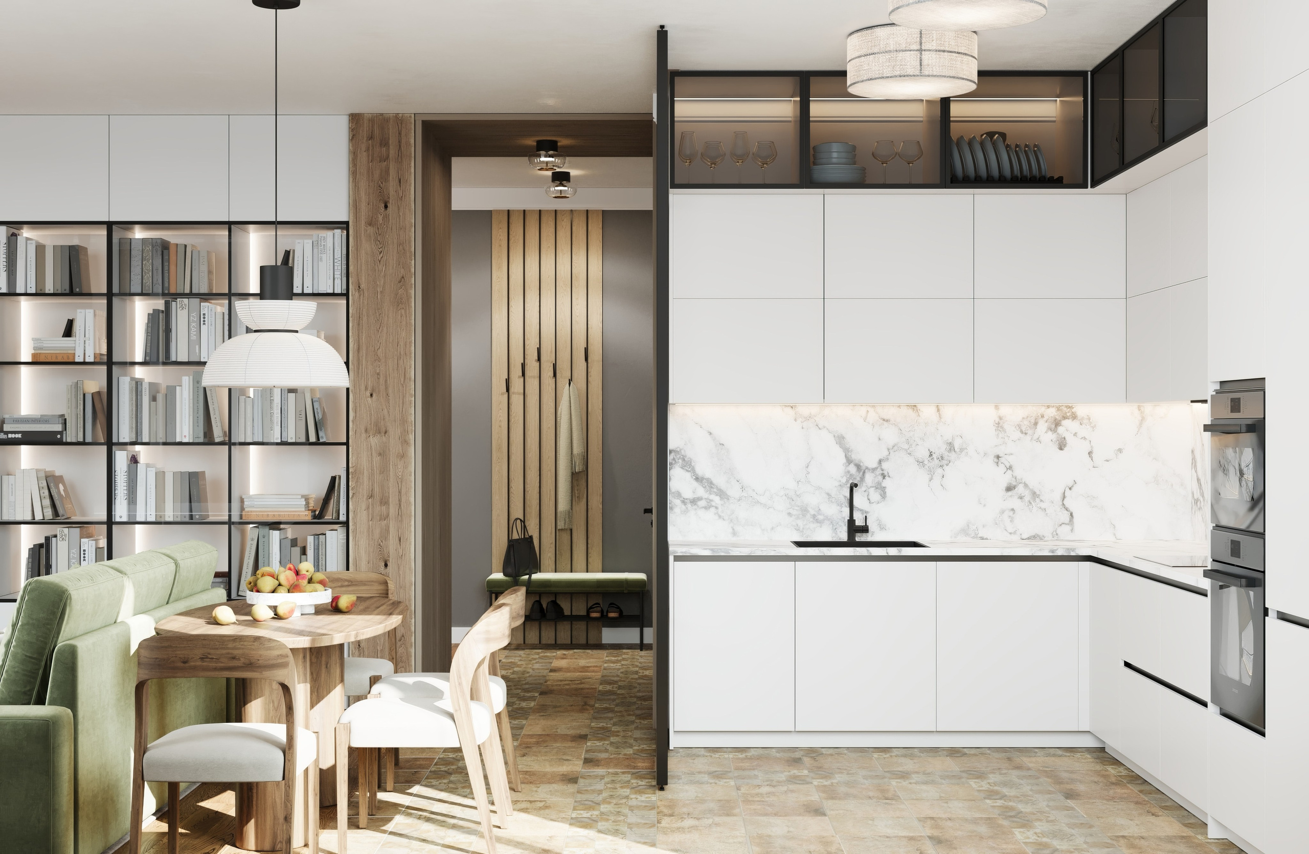 ЖК Наследие 92 м². Заказать 3d визуализацию интерьеров — Дарья Веденёва