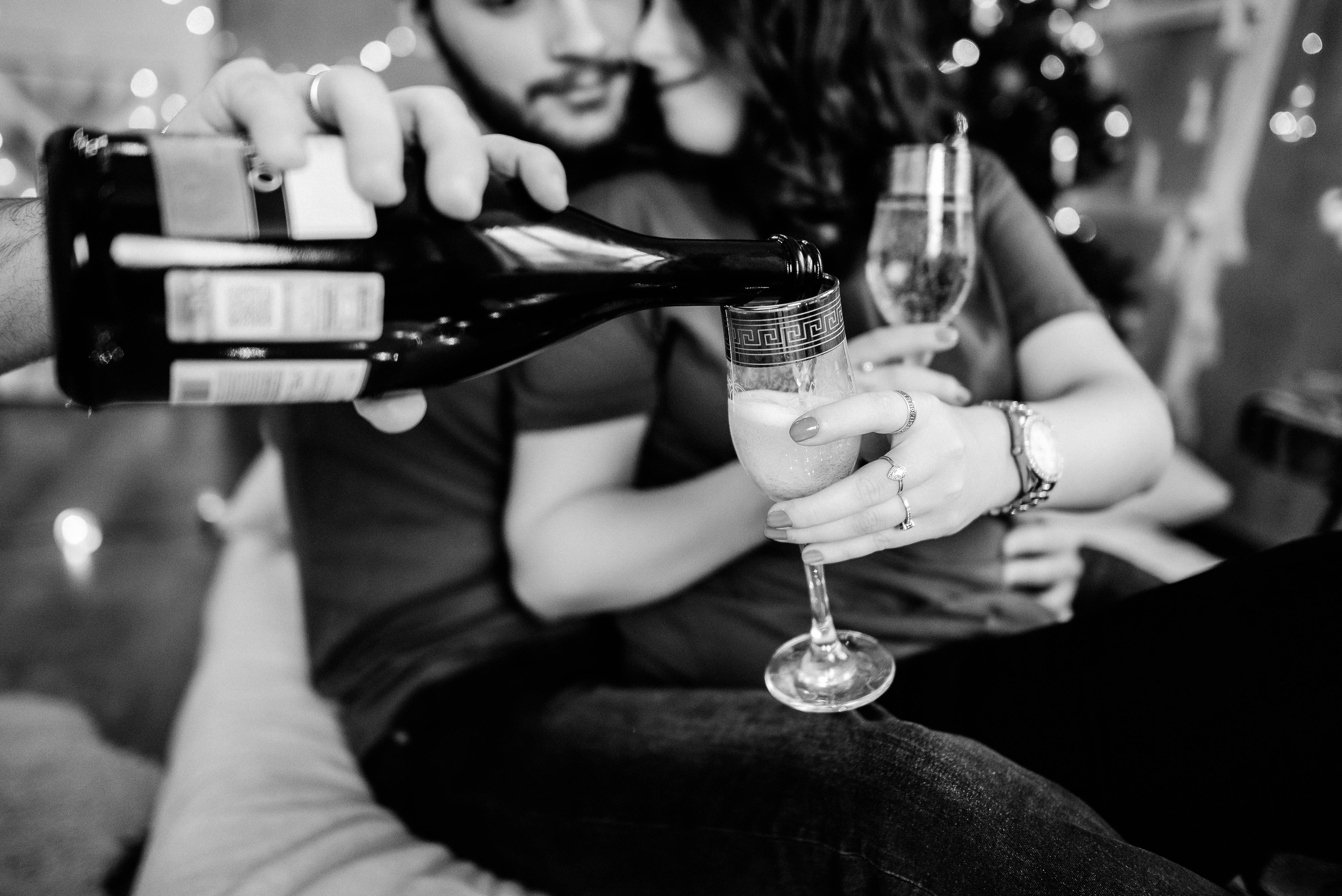 Олеся и Серёжа в уютной новогодней стилистике. Свадебный и портретный фотограф в Липецке Юлия Свит