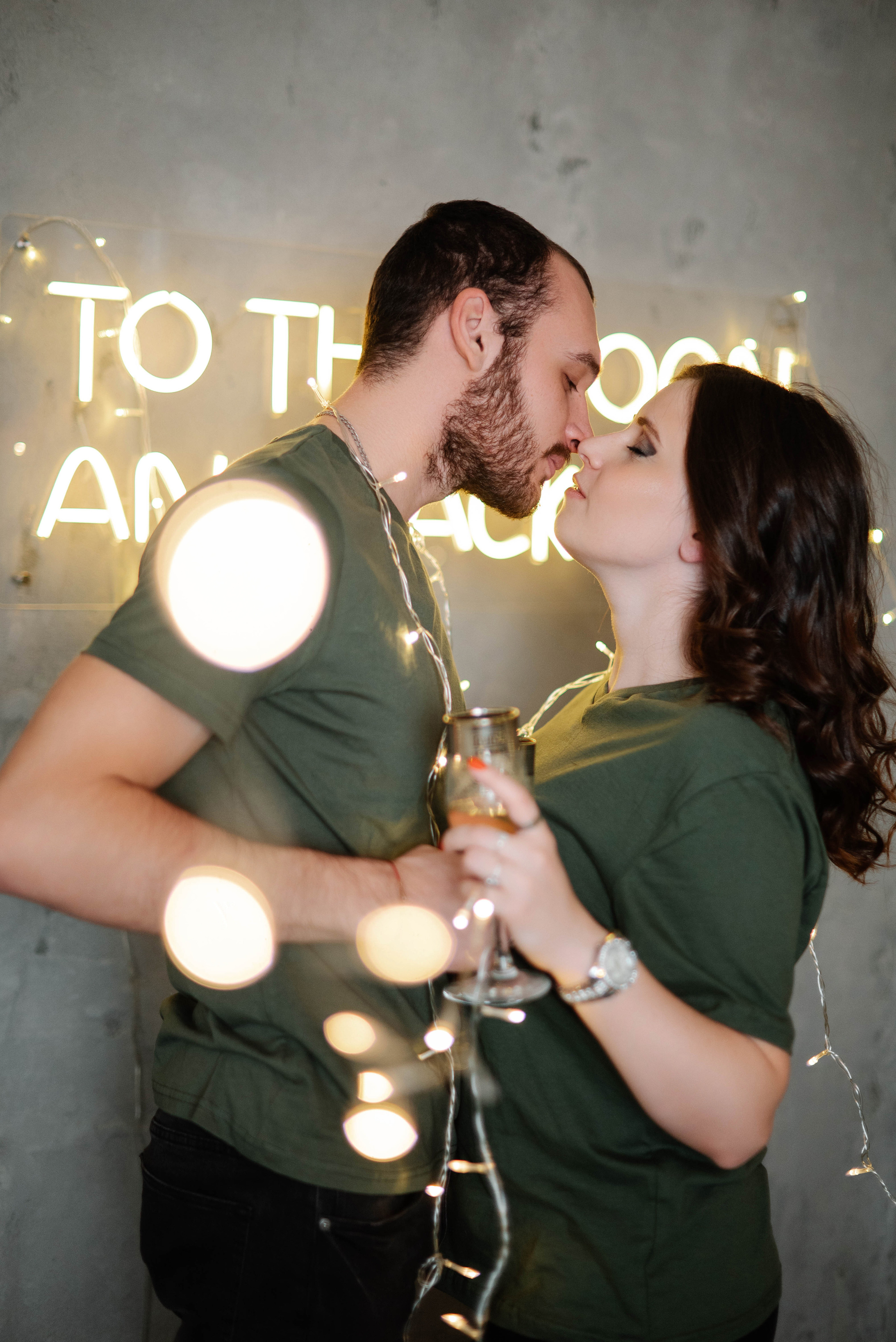 Олеся и Серёжа в уютной новогодней стилистике. Свадебный и портретный фотограф в Липецке Юлия Свит