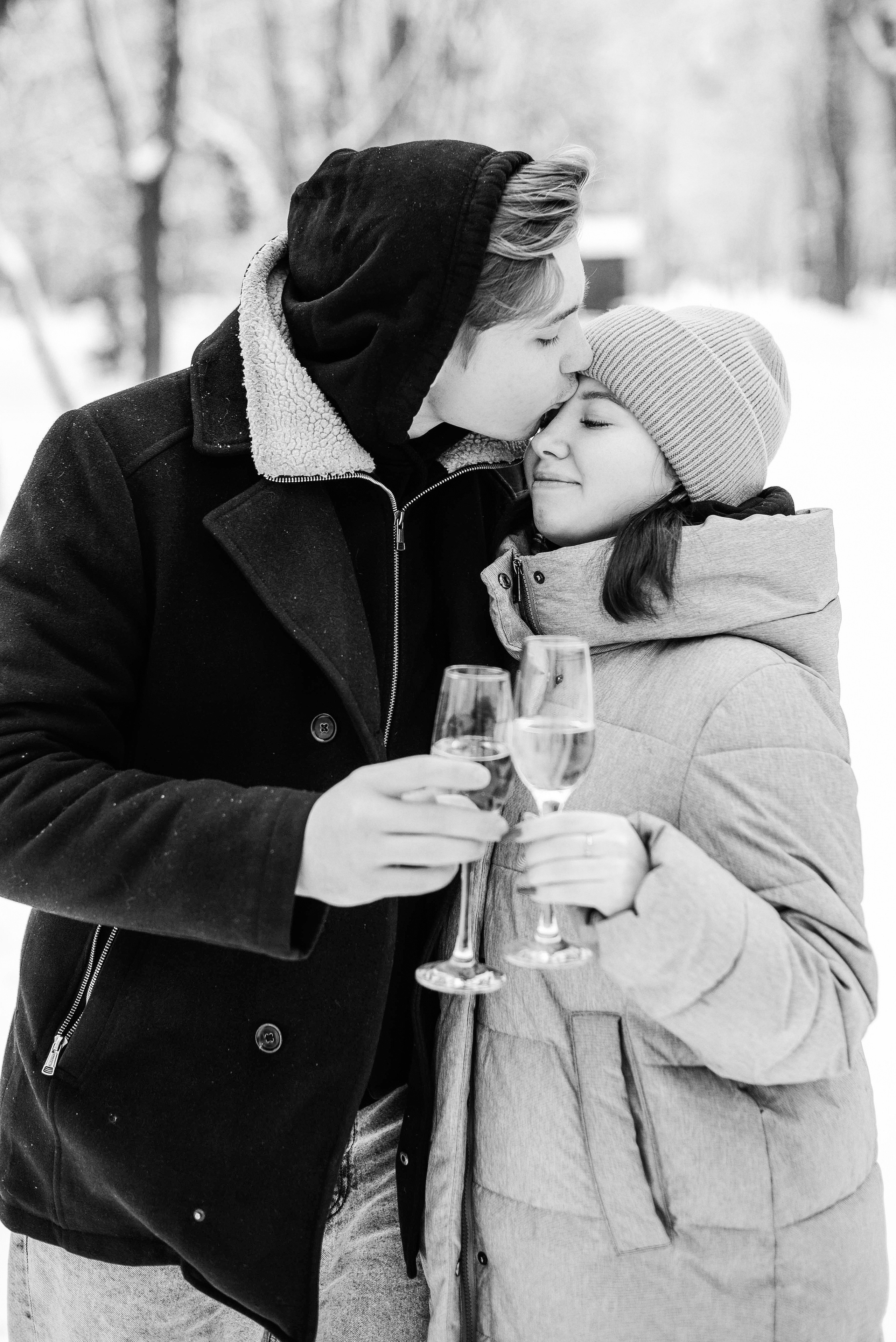 Ирина и Максим в белоснежный зимний день. Свадебный и портретный фотограф в Липецке Юлия Свит