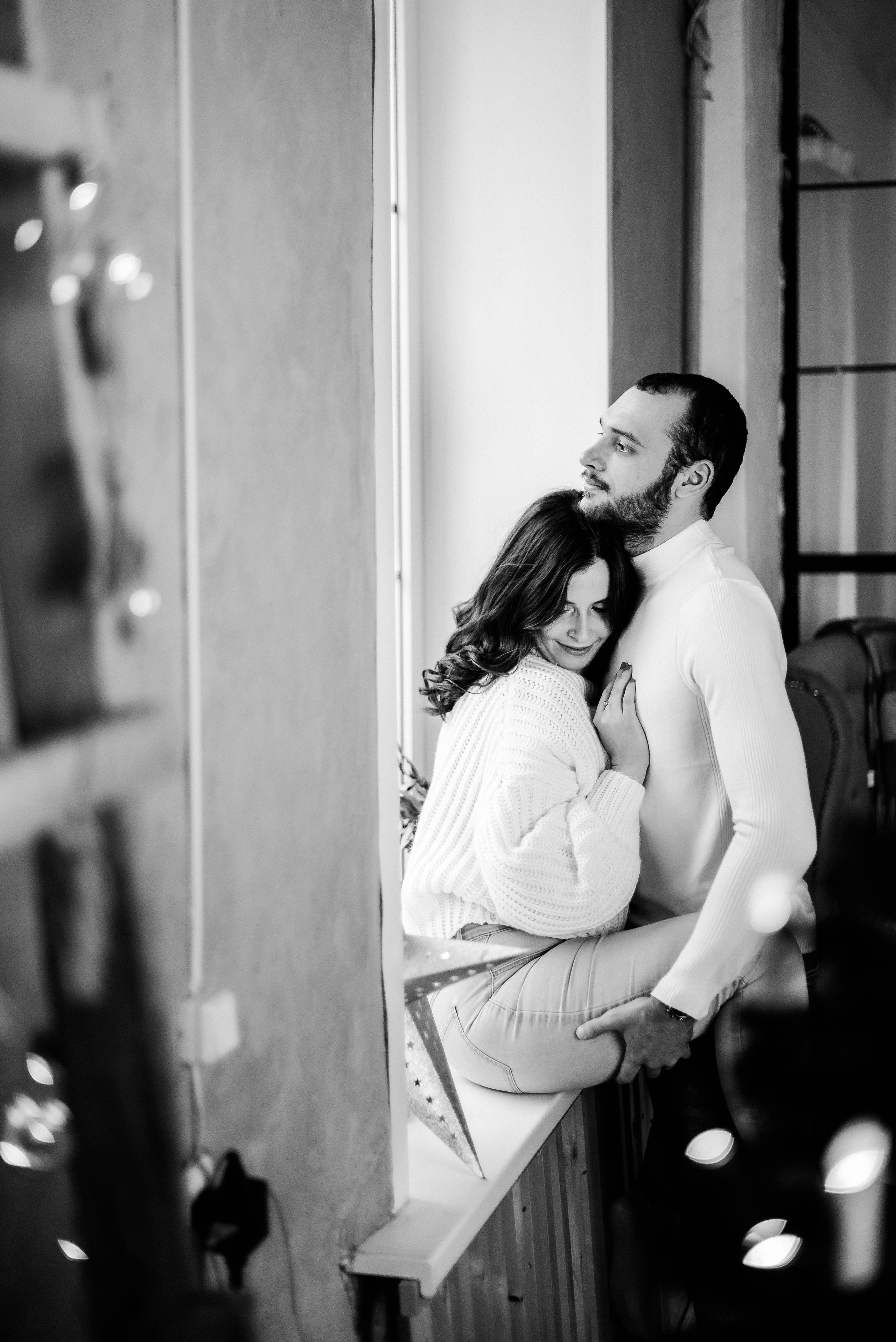 Олеся и Серёжа в уютной новогодней стилистике. Свадебный и портретный фотограф в Липецке Юлия Свит