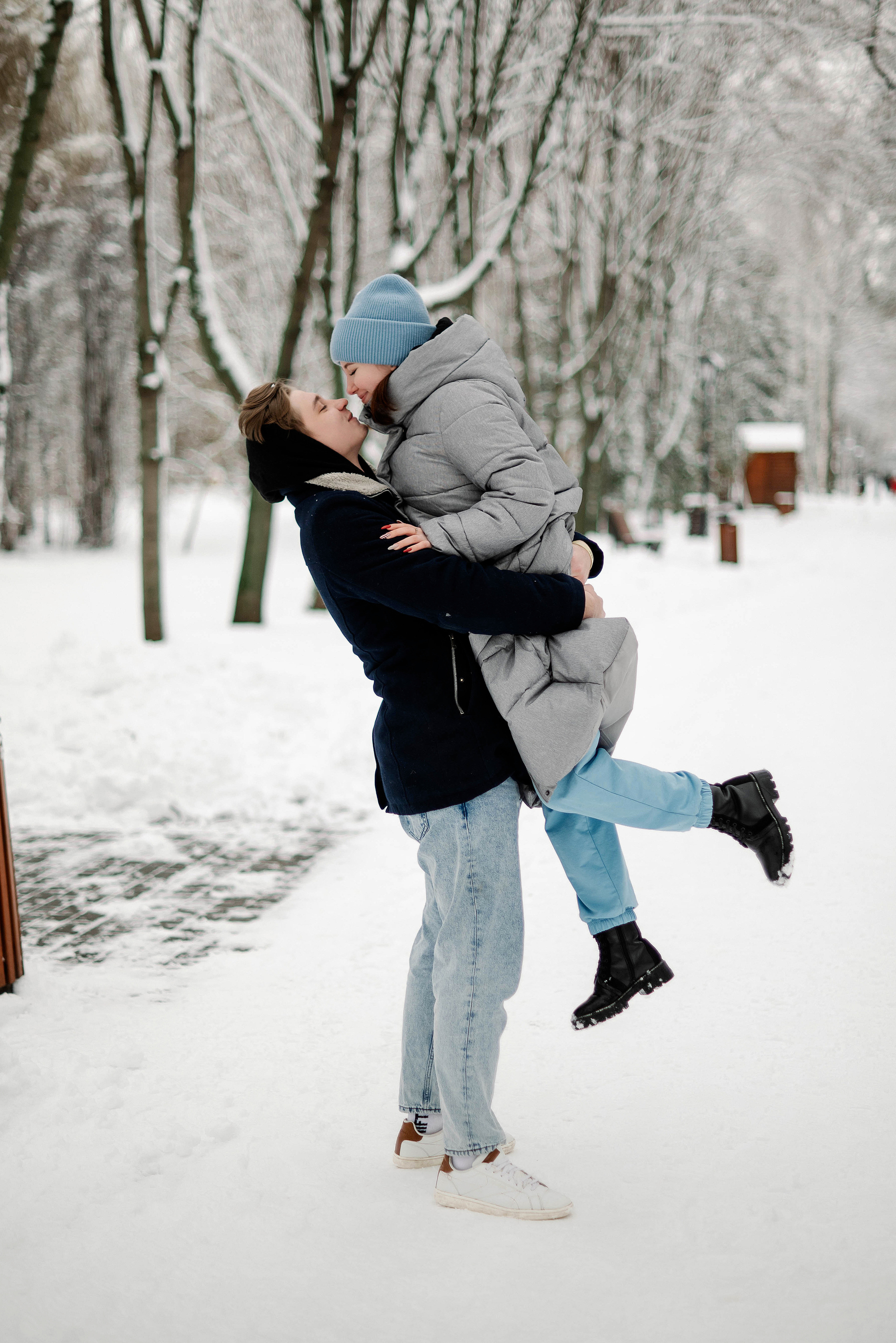 Ирина и Максим в белоснежный зимний день. Свадебный и портретный фотограф в Липецке Юлия Свит