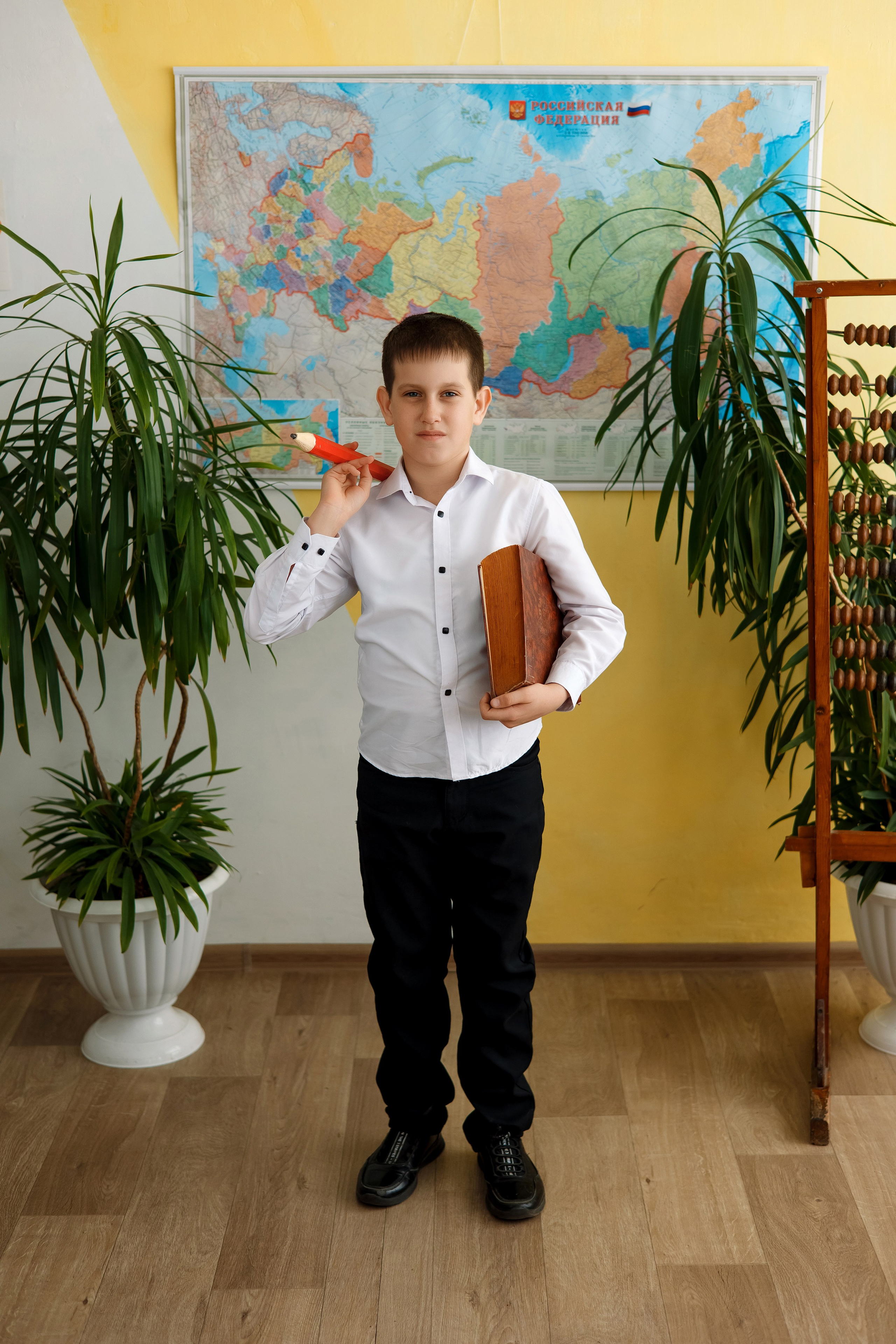 4 класс с. Барабаш. Фотограф Любовь Корниенко, Примоский край