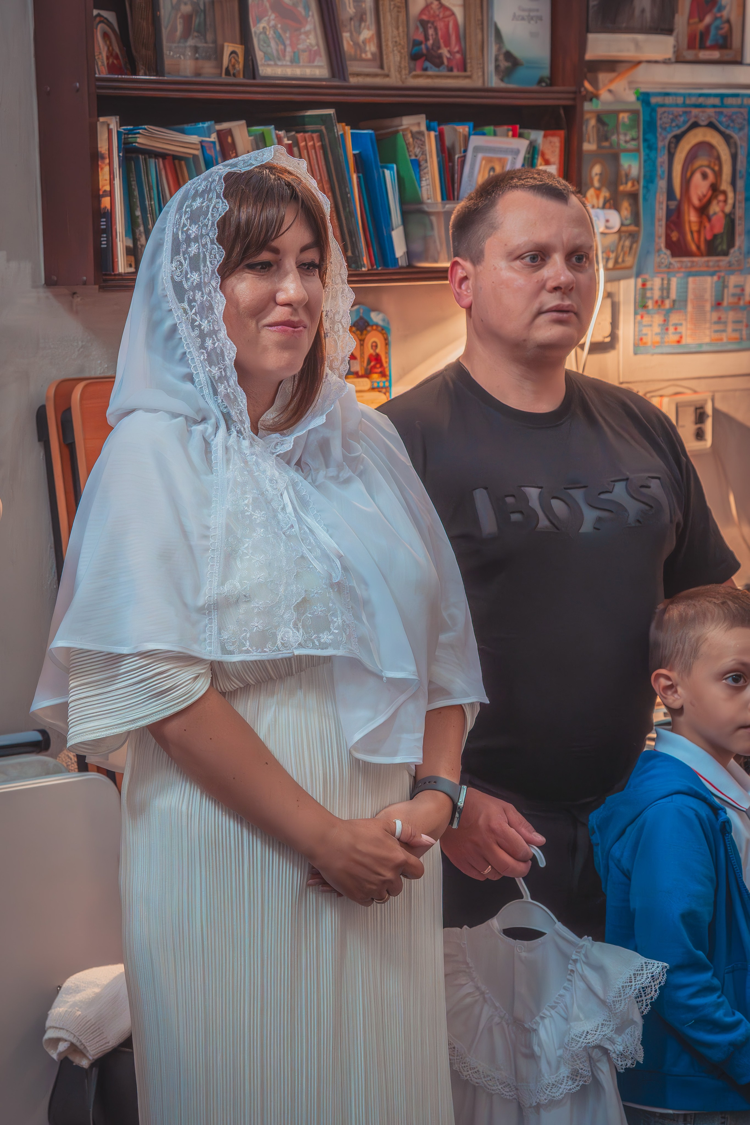 Крещение Анастасии в храме Михаила Тверского. Фотограф Евгений Егоров