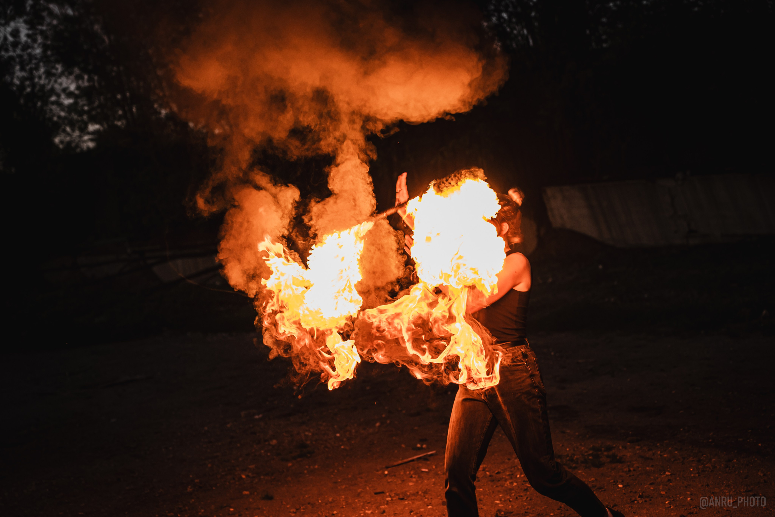 Огненная тренировка. Репортажный фотограф Анастасия Рубцова