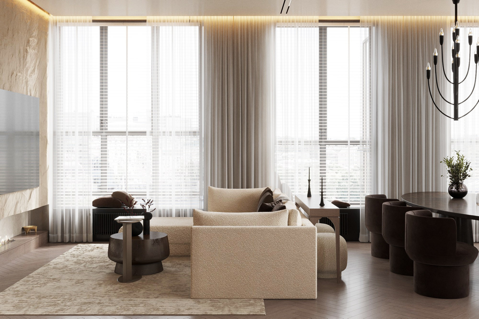 ЖК Вест Гарден кв. 135 м². Ксения. 3D‑визуализатор
