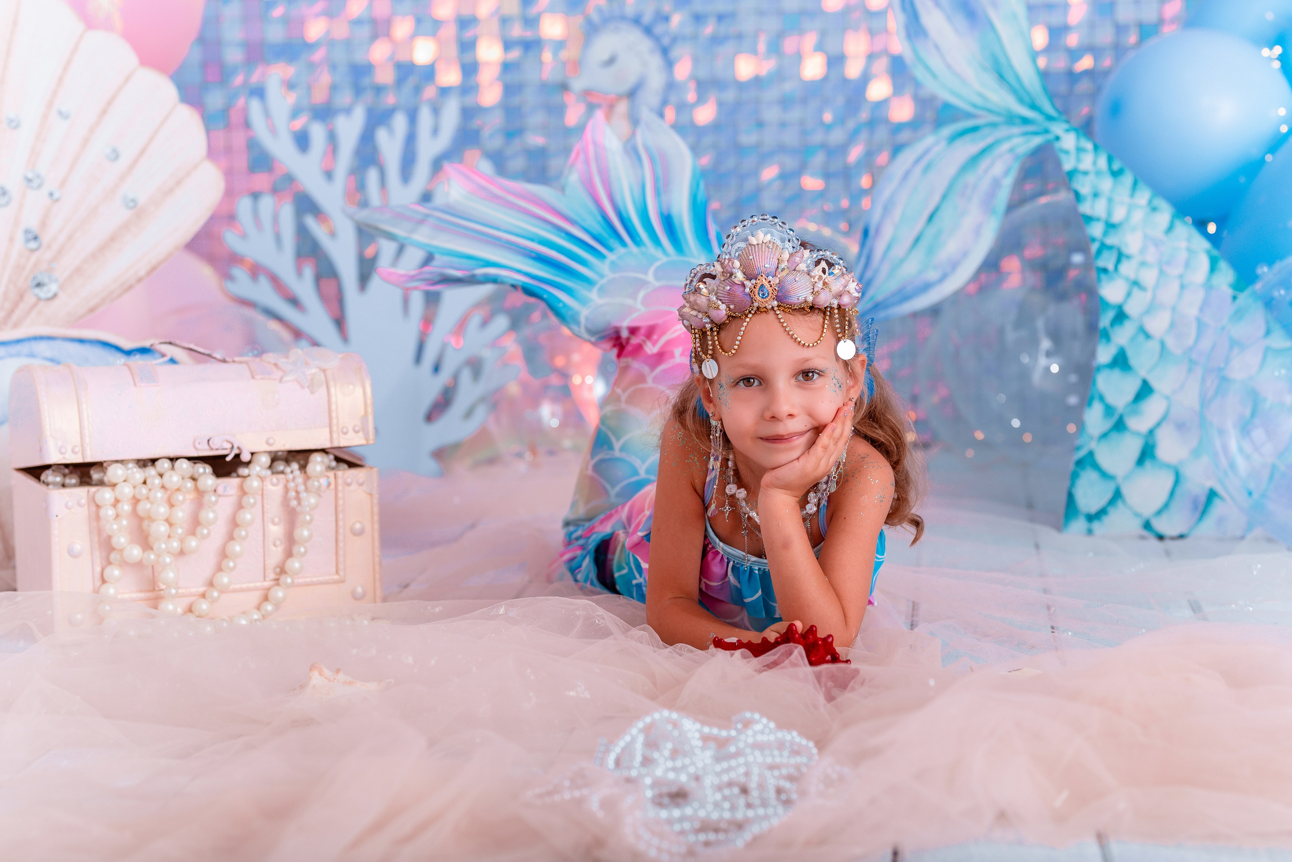 Детский фотопроект «Русалочка» в Сочи. Детский студийный фотограф Сочи