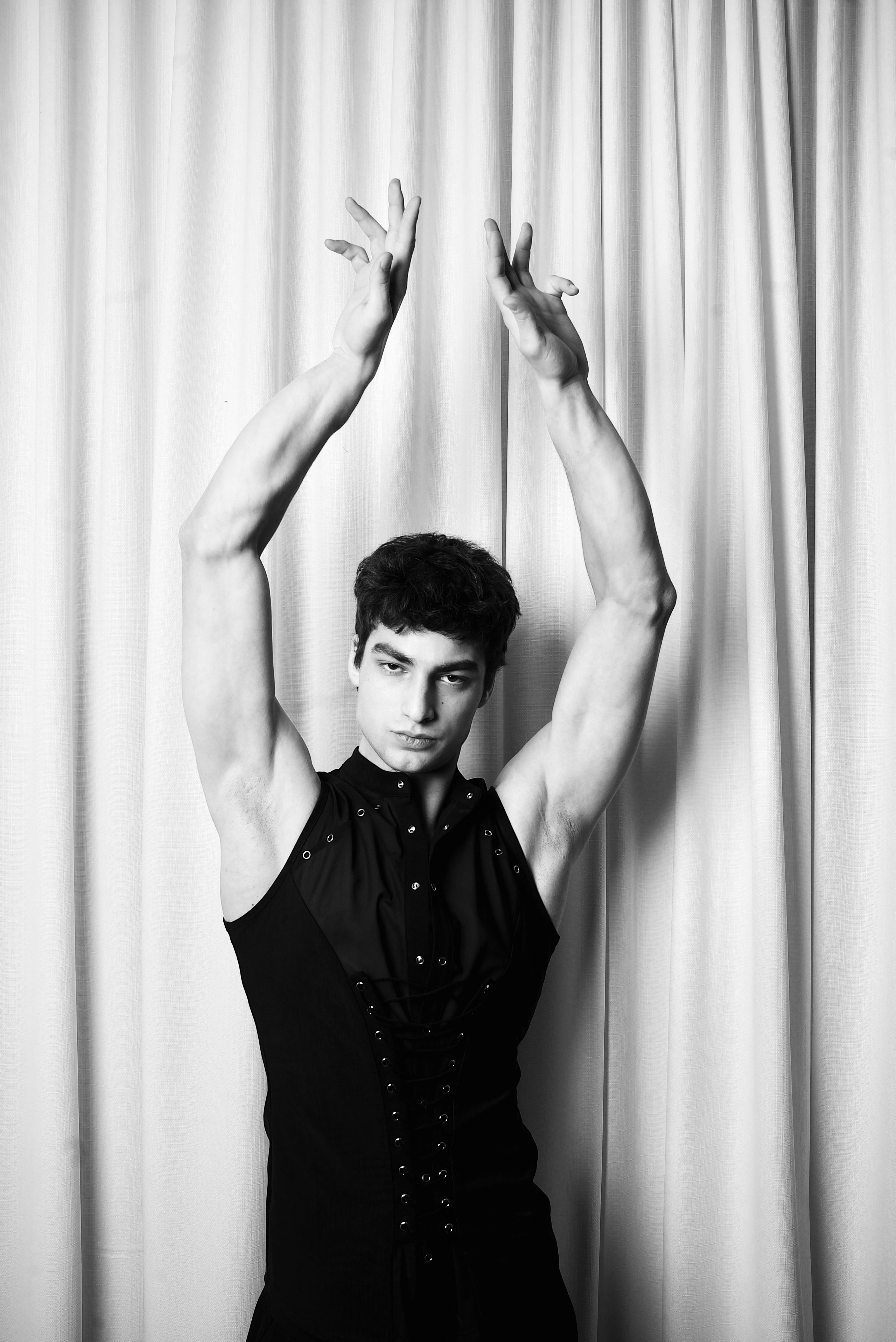 Black and white editorial photography in Tbilisi, Georgia by Sergio Maiis.
