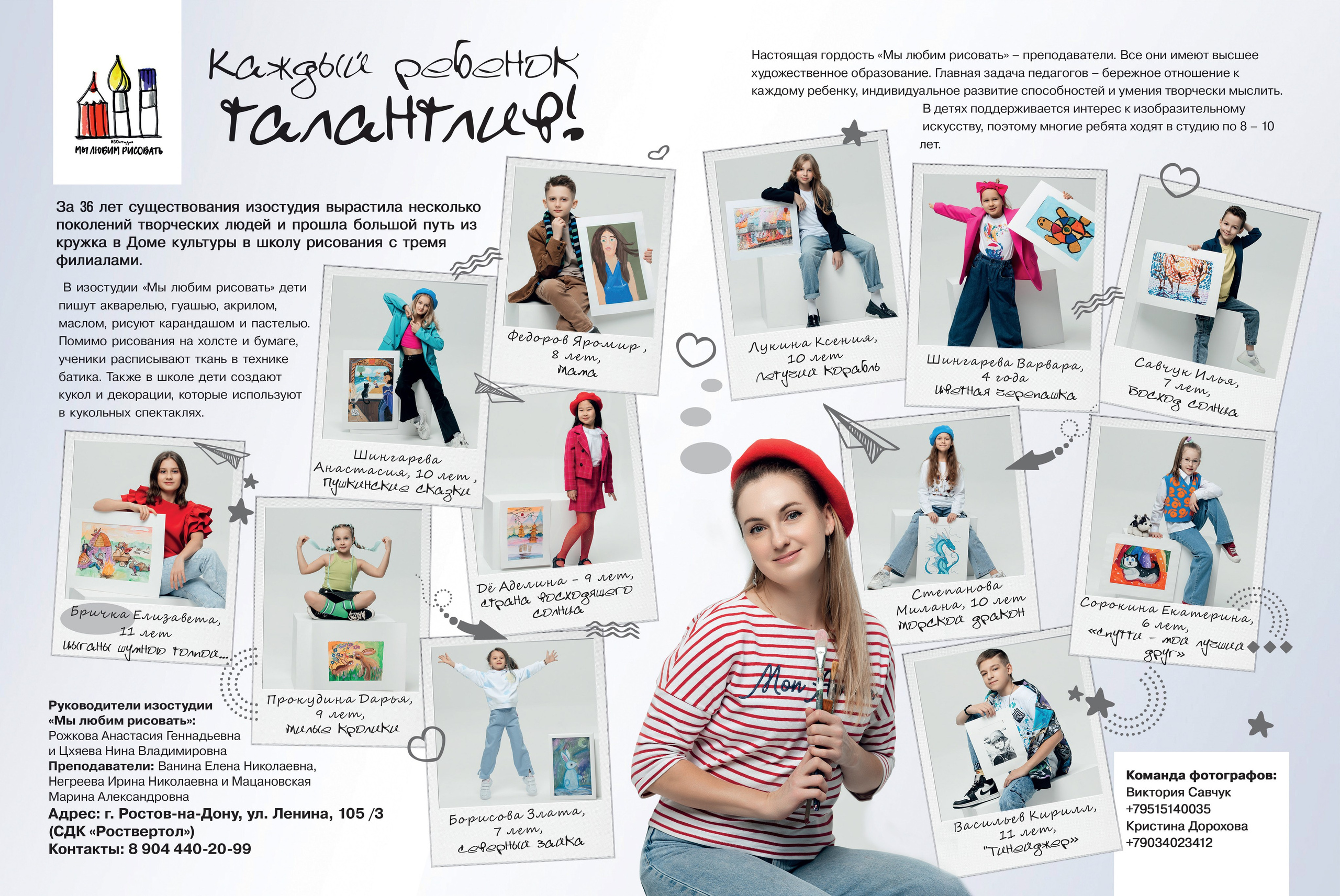 Афиши Don Fashion Kids и проекты в журнал «МодаИдет». Фотограф в Ростов-на-Дону Виктория Савчук