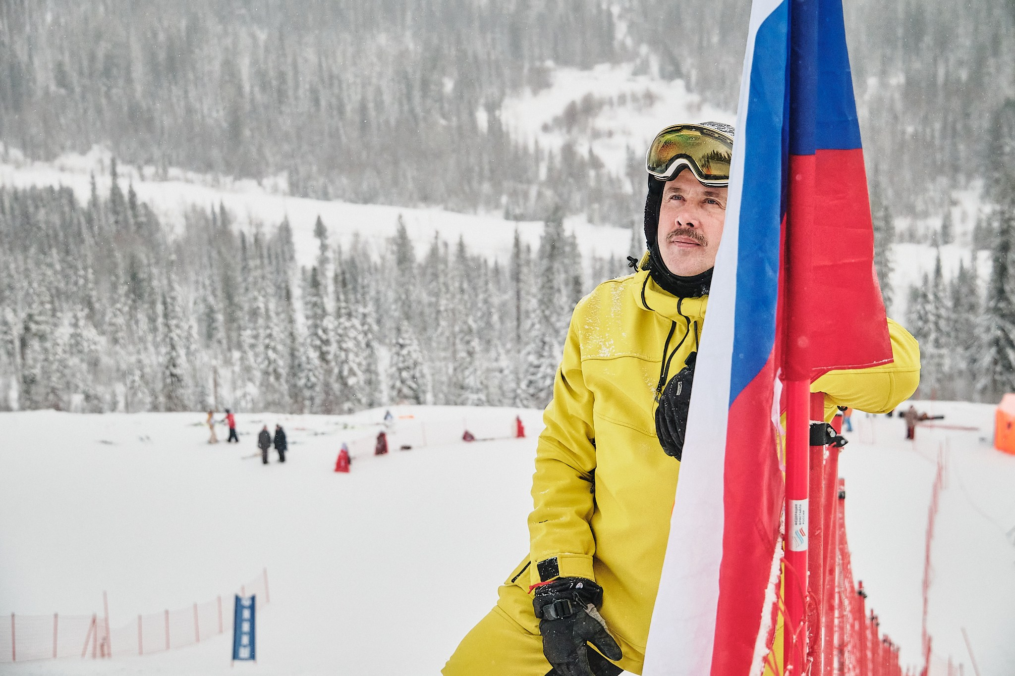 Фотосъемка соревнований по лыжному фристайлу