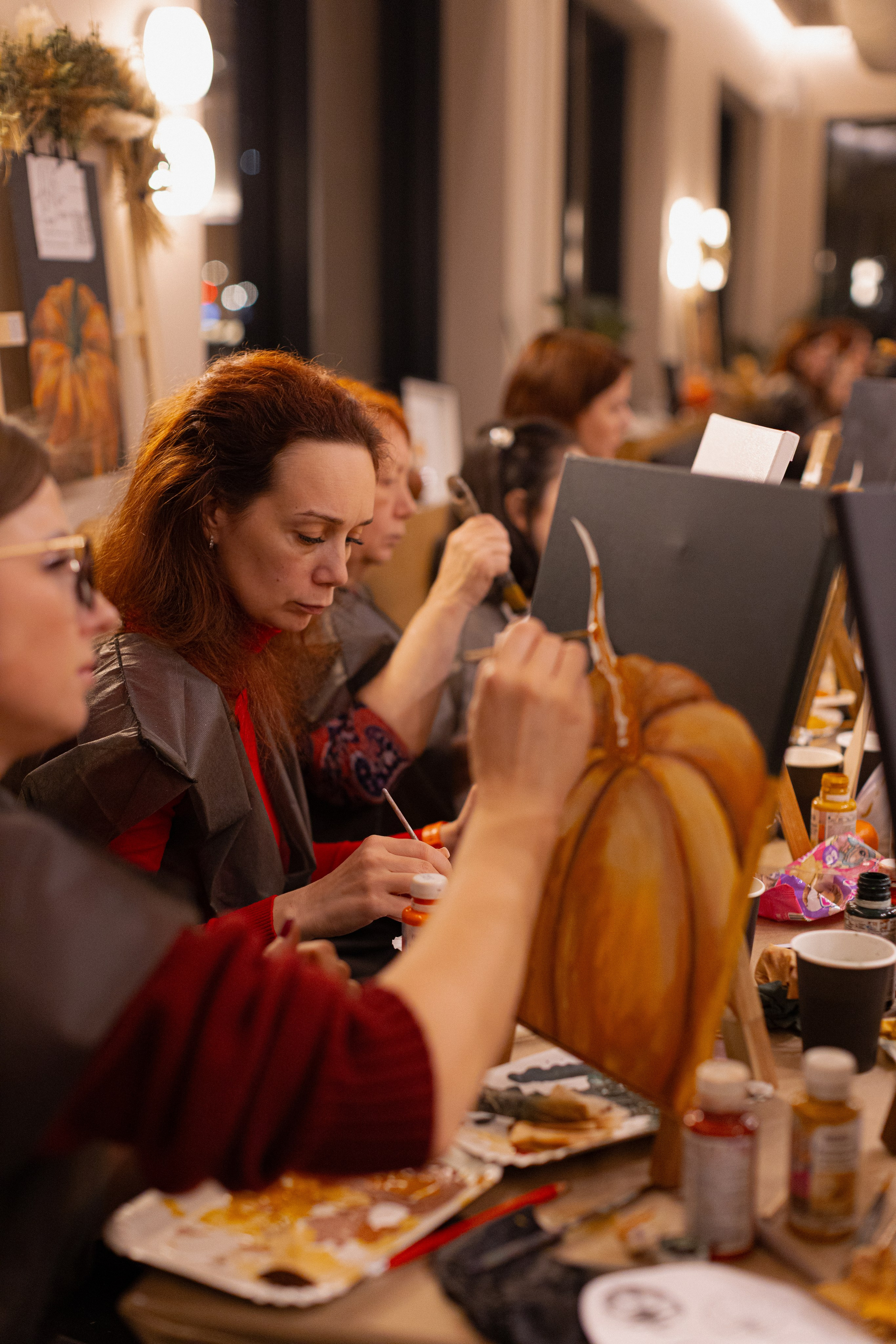 МК Тыква в кафе Здрасте. Анастасия Ракчеева Художник