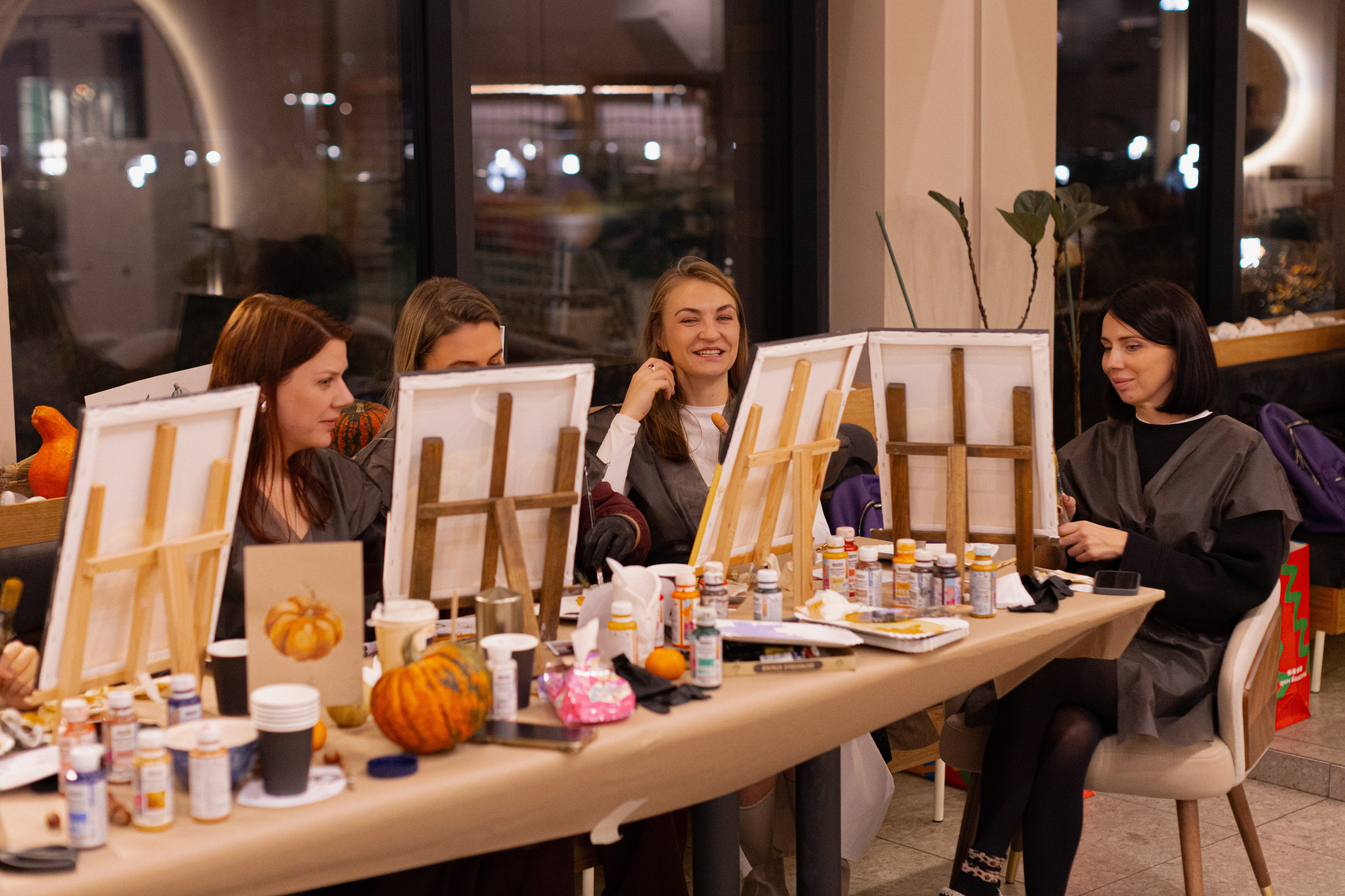 МК Тыква в кафе Здрасте. Анастасия Ракчеева Художник