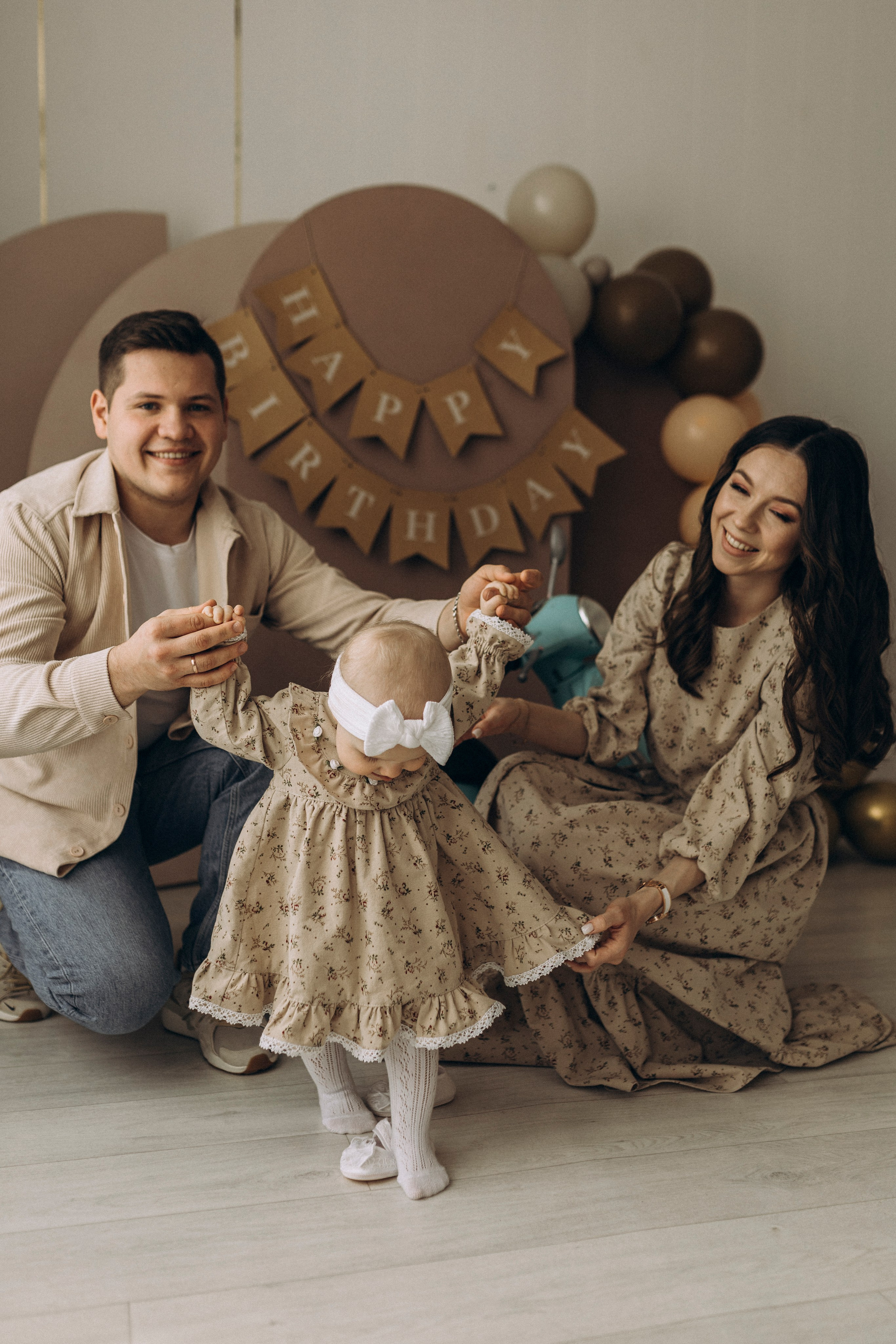 Сьемка годика для Анечки. Семейный и детский фотограф в Рязани Васюгова Мария