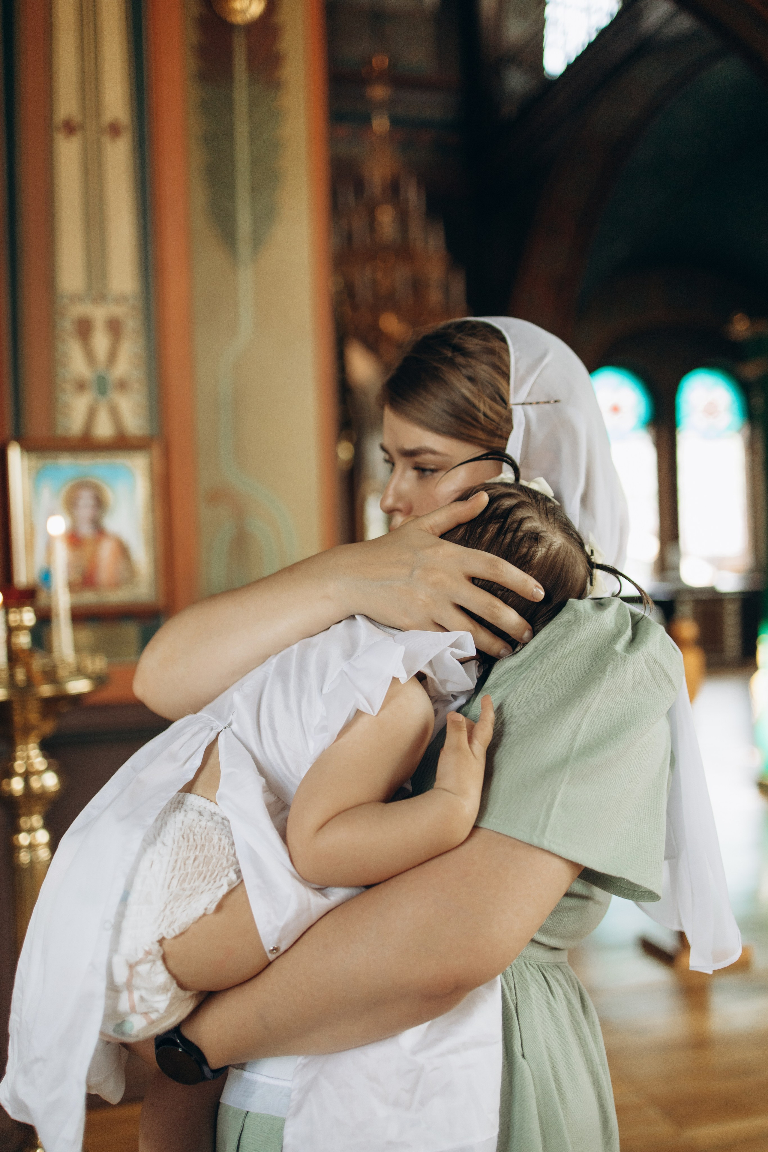 Крещение Стефании. Самый теплый фотограф в Краснодаре Рябоконь Ксения