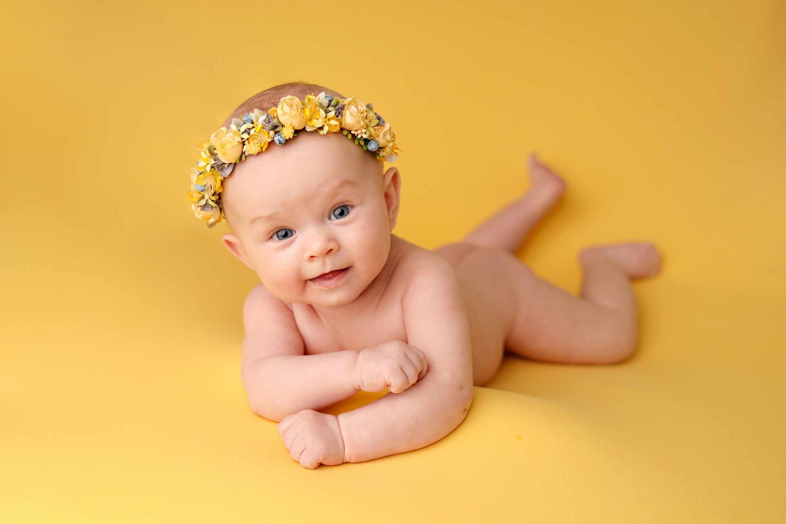 Арине 4 месяца. Фотограф новорожденных Москва. Ньюборн фотограф Москва