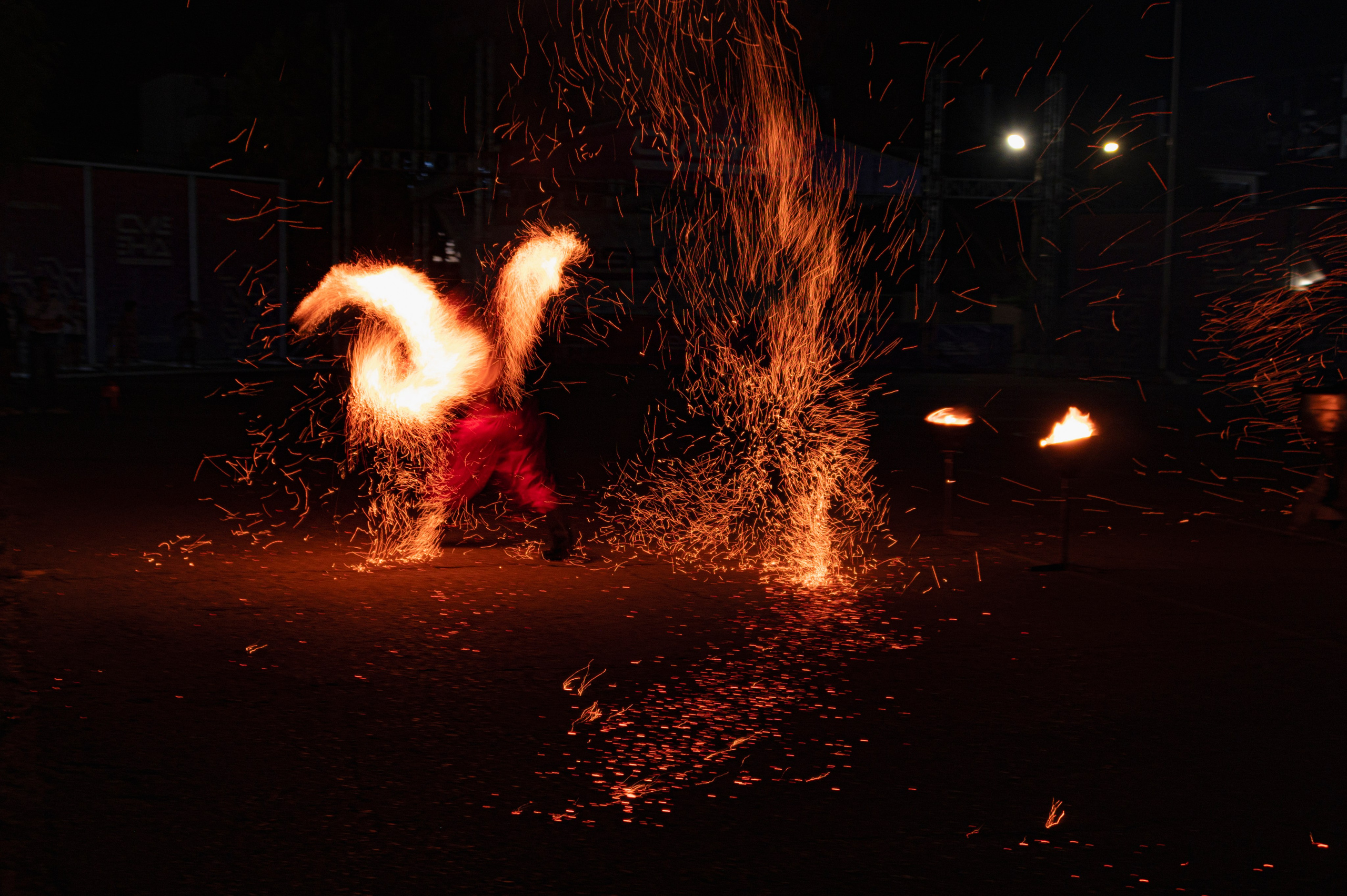 Файершоу. Фотограф Роман Адлер