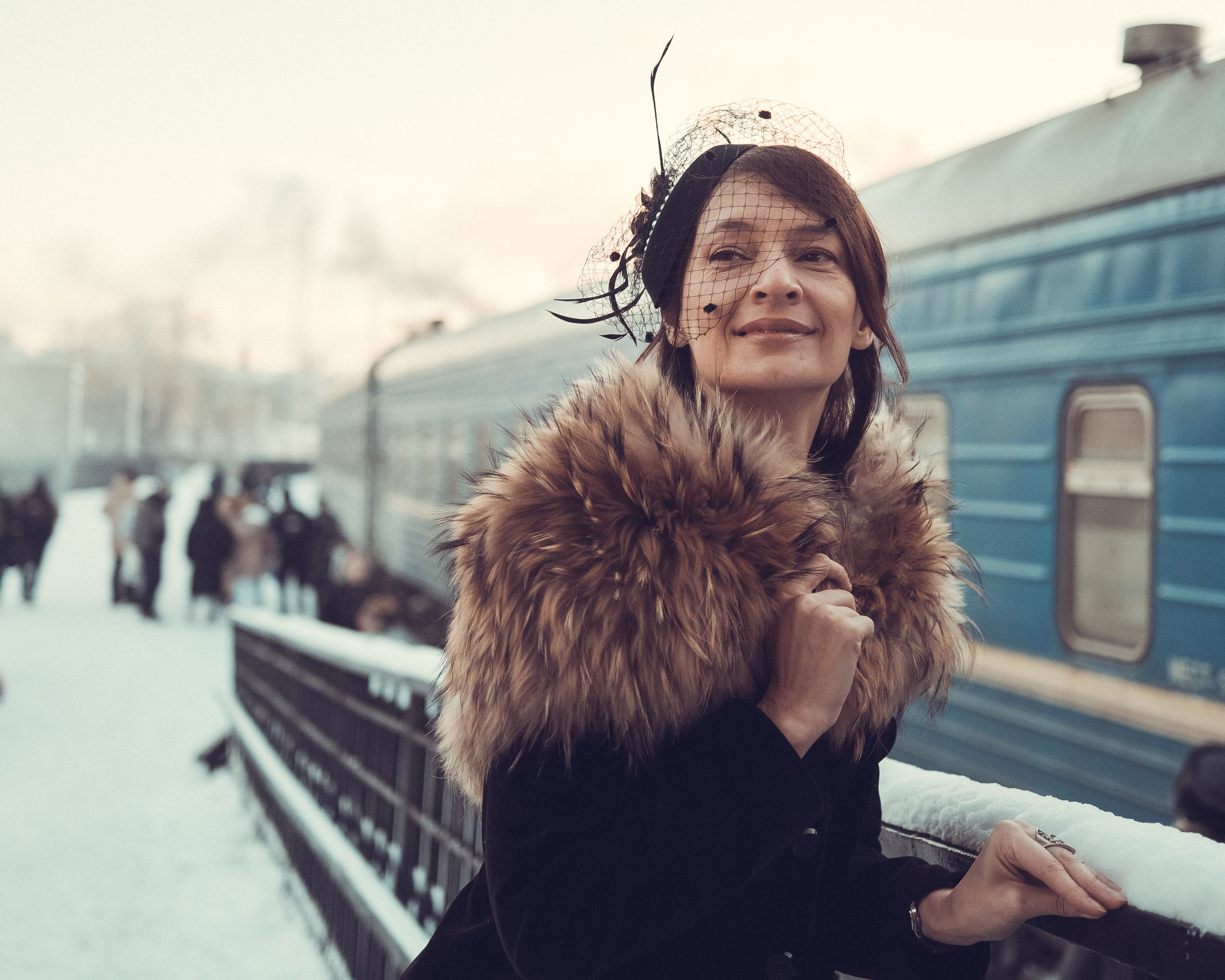 Ретро на Витебском вокзале. Professional photoartist in St. Petersburg (wedding, reportage, portrait, model book, love story) Alexander Shvedov