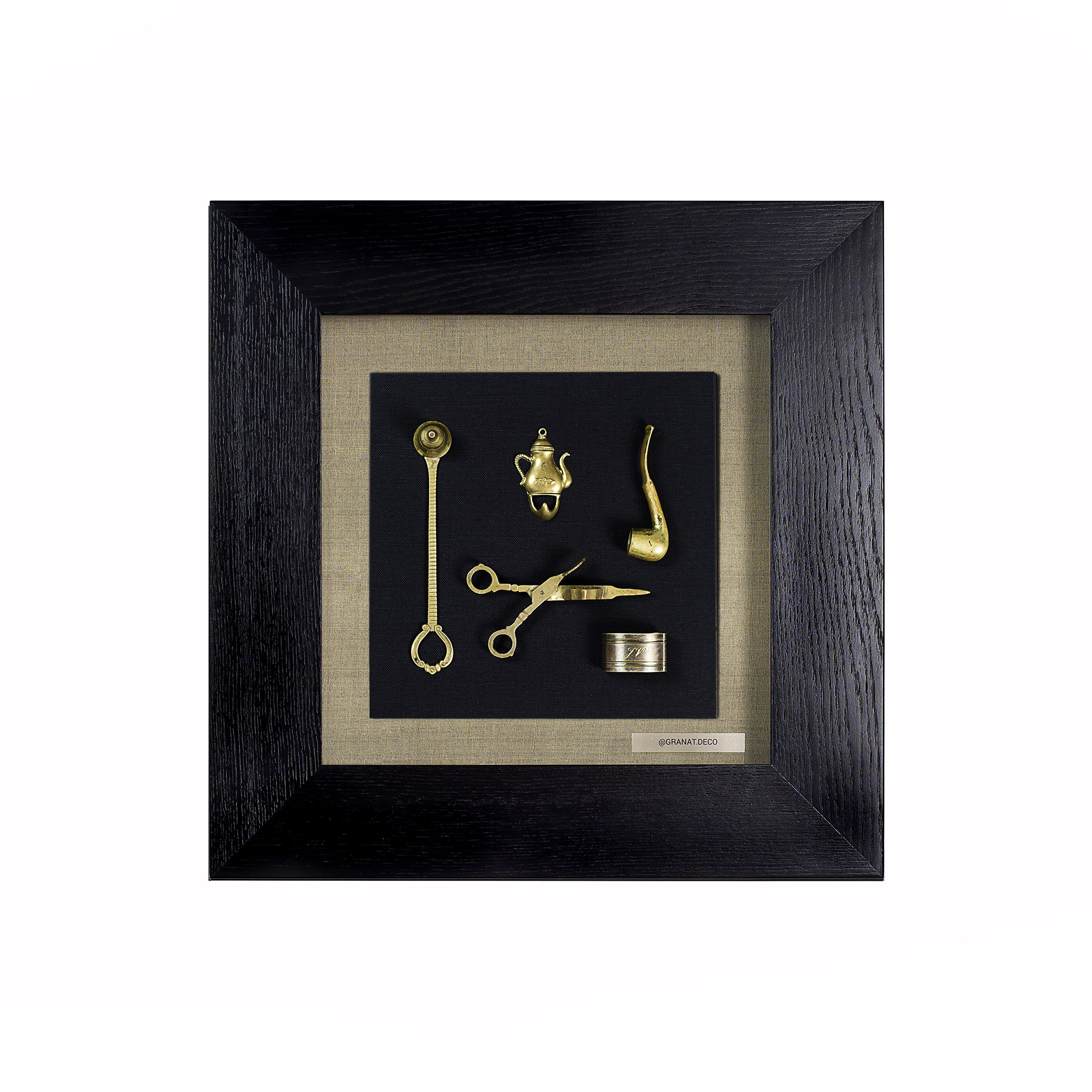 Два компонента. Латунь. CuZn. Дизайнерские предметы интерьера. Премиальные, стильные подарки