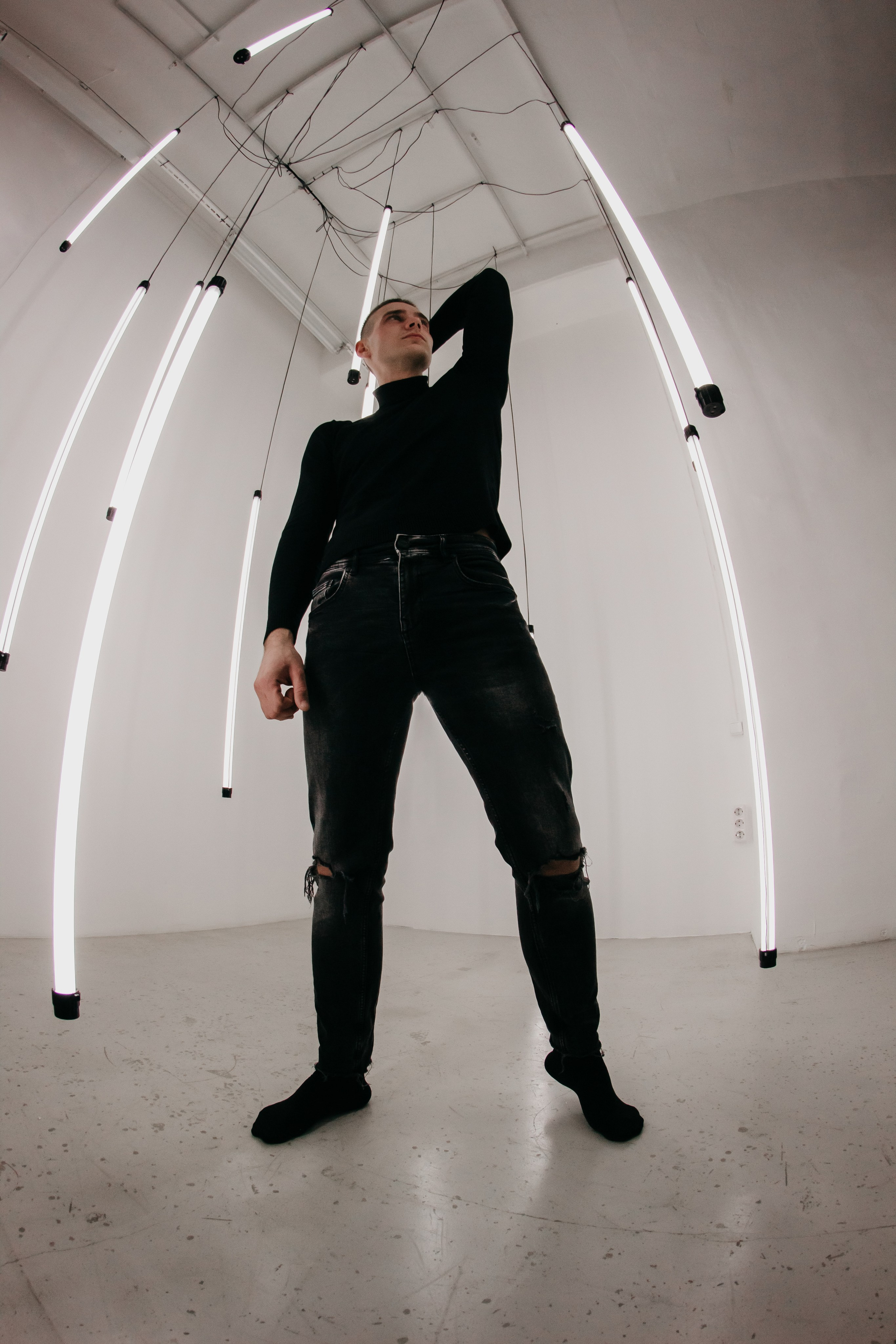 Евгений. Фото в неоне. Фотограф Регина Крикунова г. Красноярск