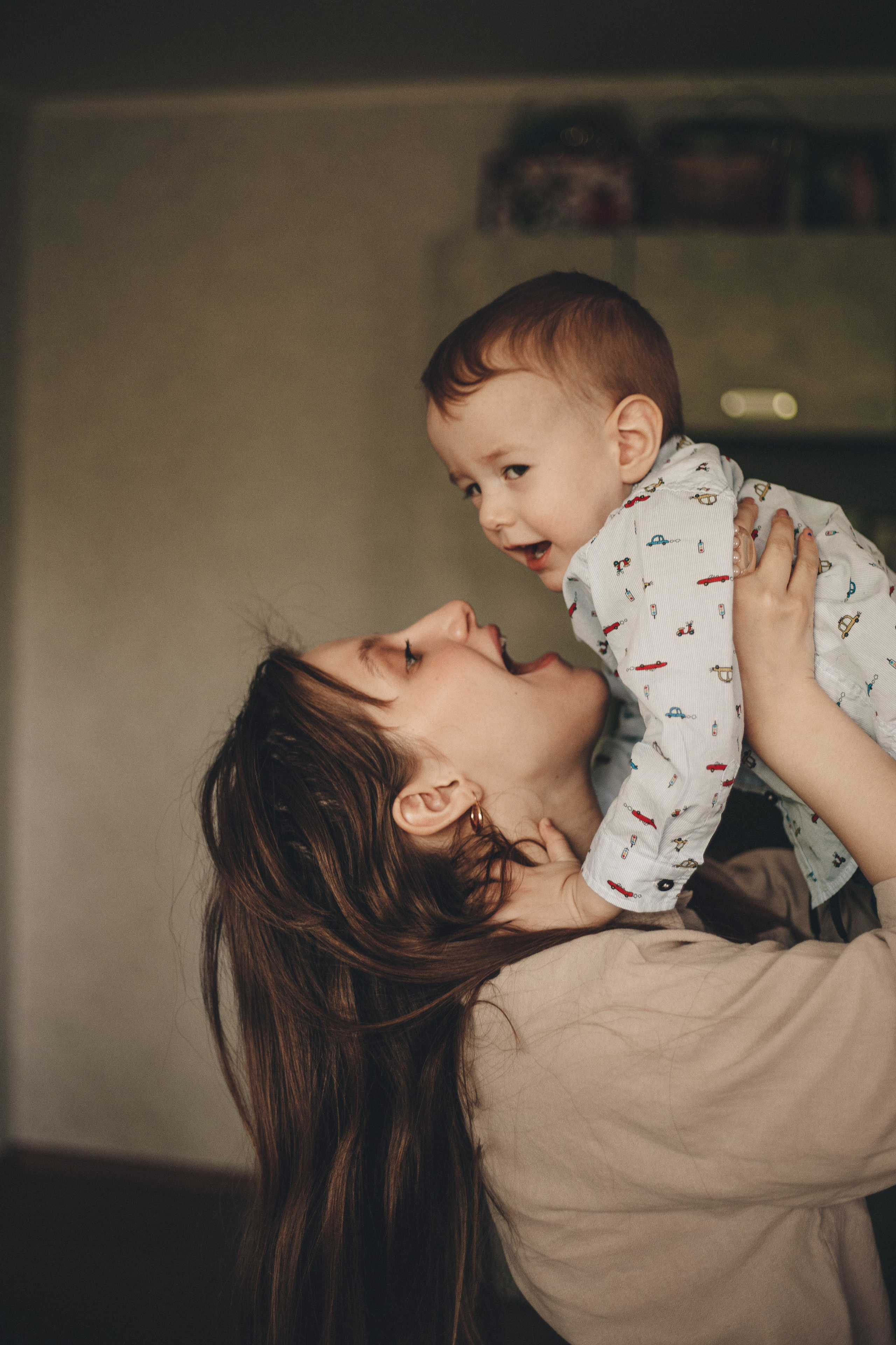 Домашняя фотосессия - Тут много улыбок). Семейный и женский фотограф Кемерово Мария Степ