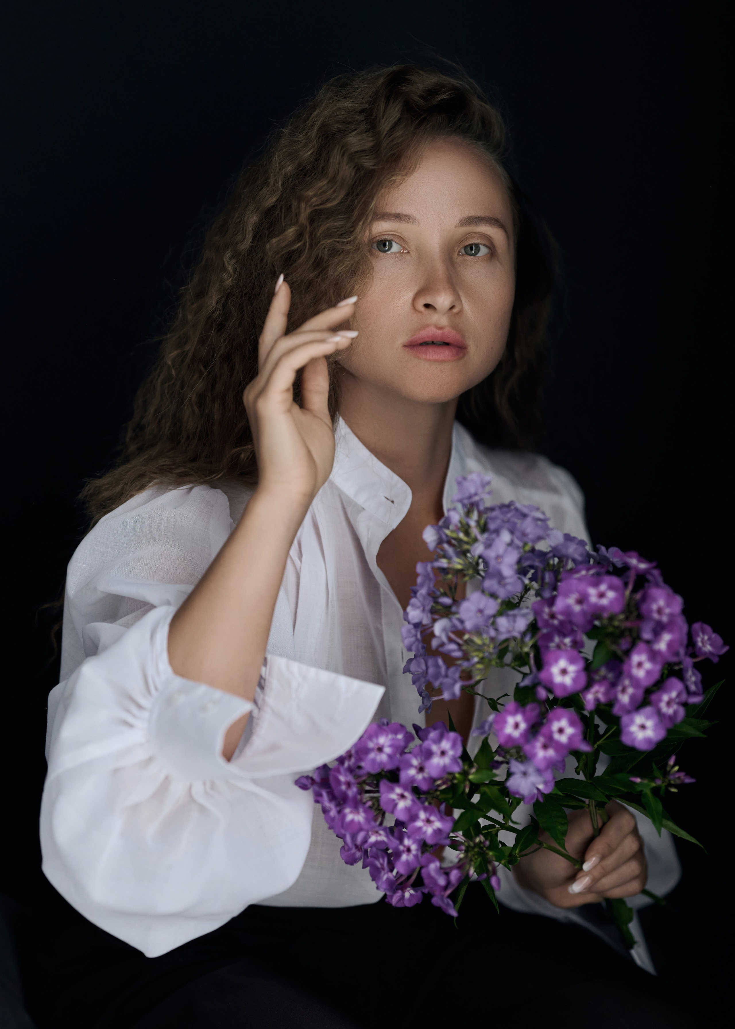 Фотосессия в Калуге с цветами