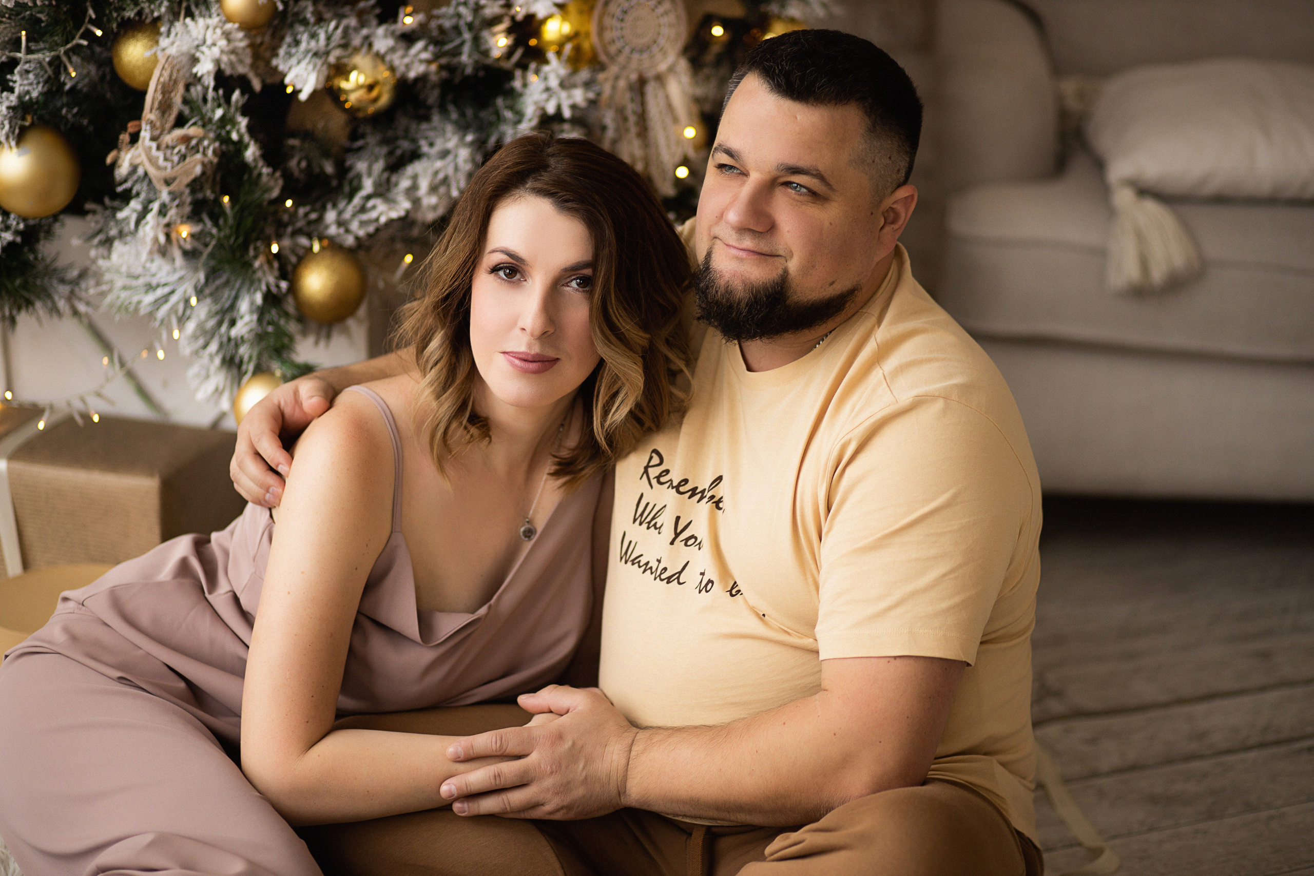 Новогодняя семейная фотосессия в зале Люмен. Семейный и свадебный фотограф Москва Канделаки Ольга