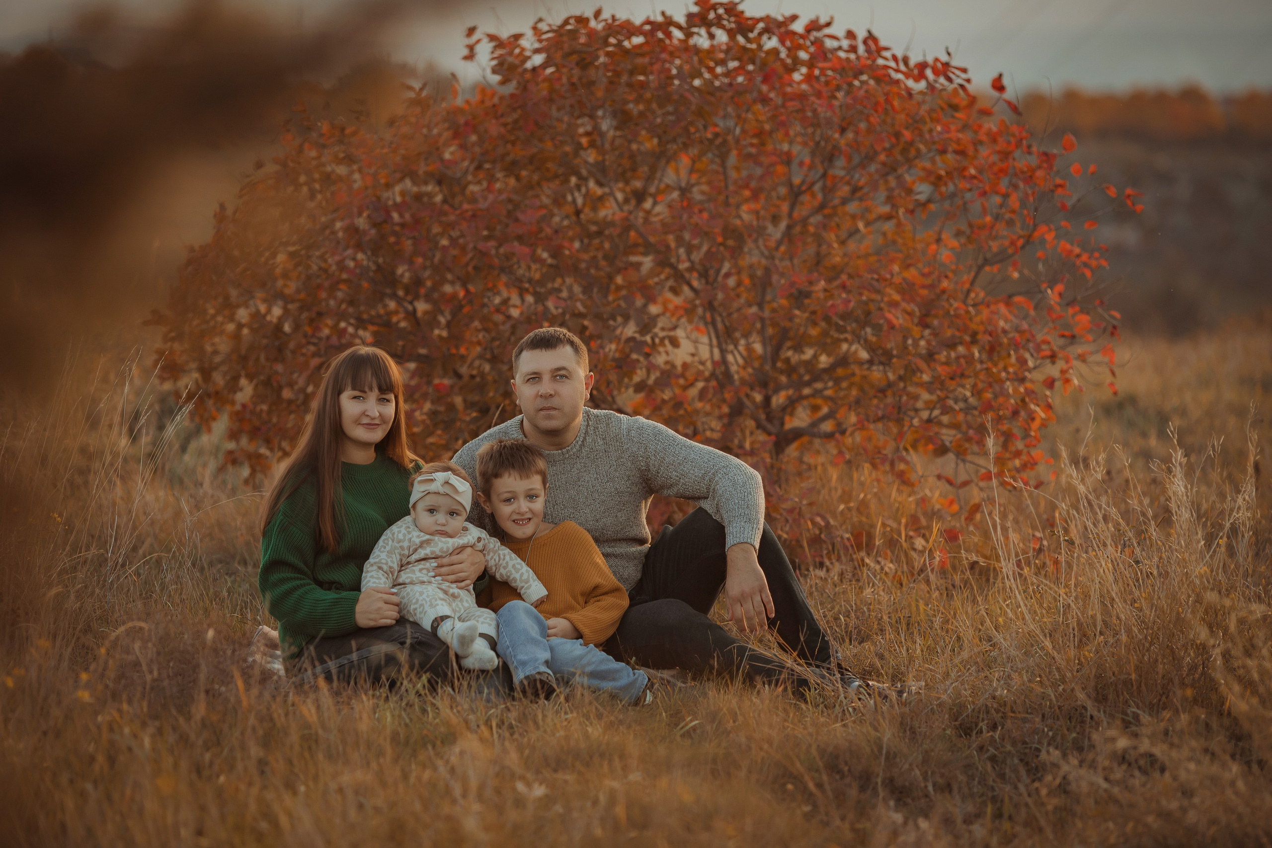 Семья Гутник. Осень. Семейный и детский фотограф в Крыму Екатерина Швец