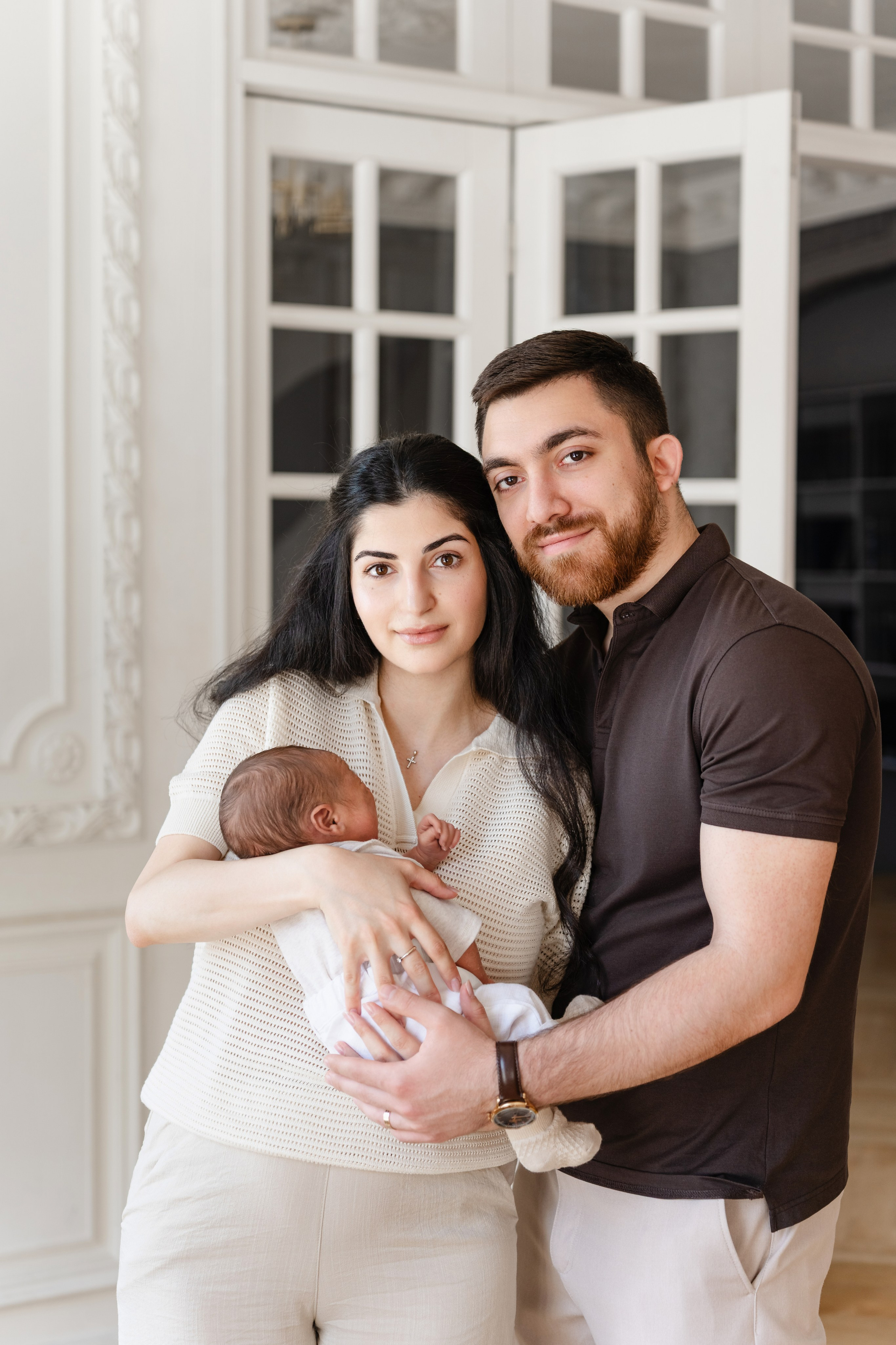 Студийная фотосессия большой дружной семьи. Свадебный и семейный фотограф в Санкт-Петербурге Олеся Еремеева