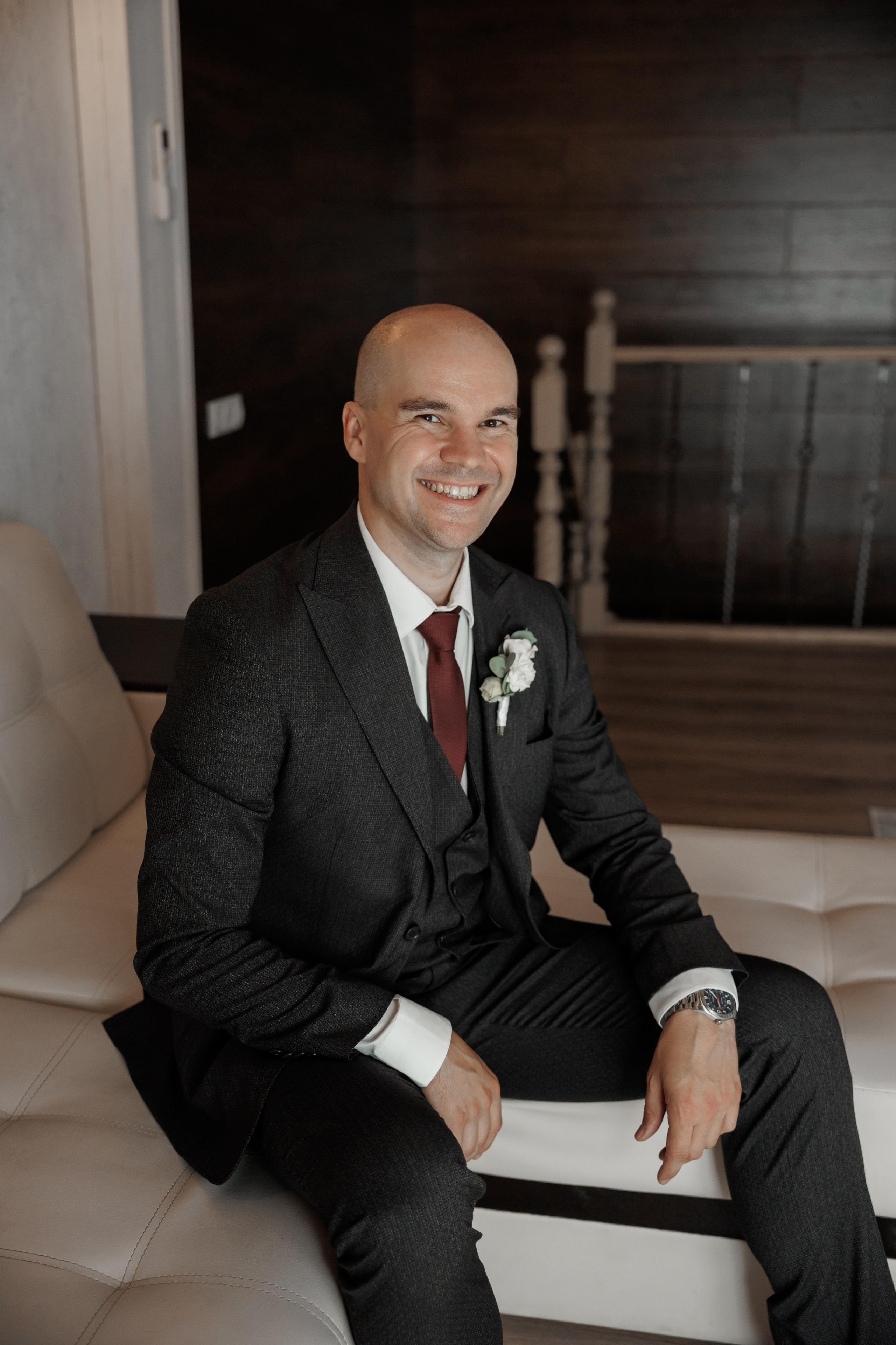 Полина и Дмитрий, загородный клуб «Барин», ЗАГС в г. Пушкино. Свадебный и репортажный фотограф (Москва, Королев и другие)