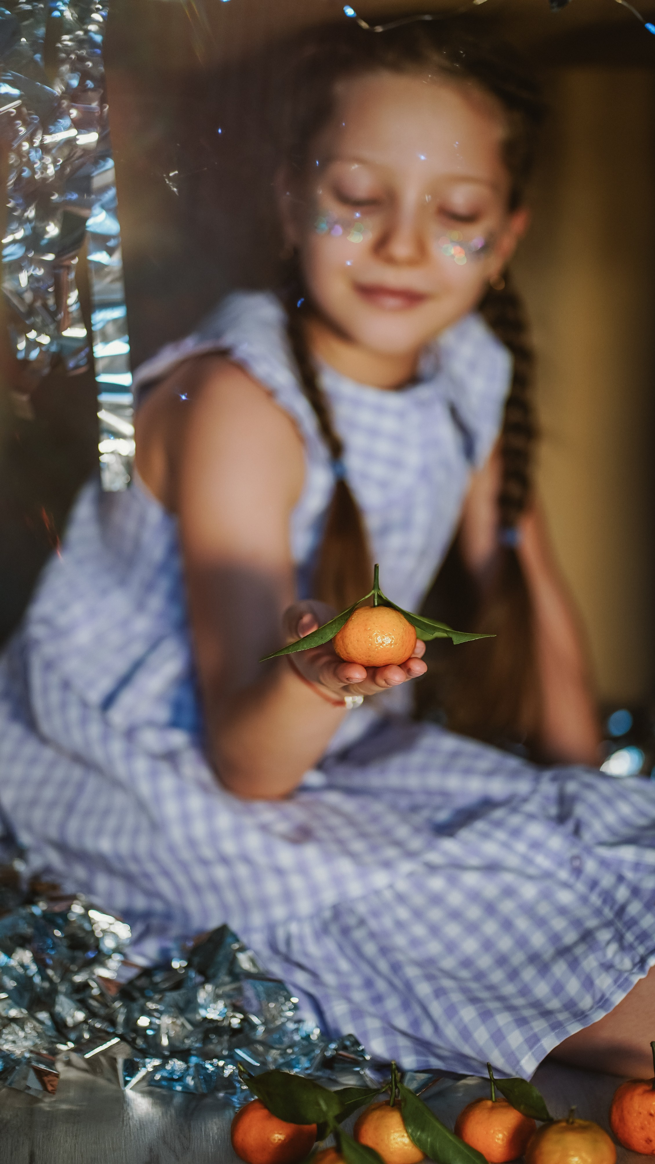 Аня и Даша новогодние. Семейный и детский фотограф в Москве (Тинао) Галкина Алевтина