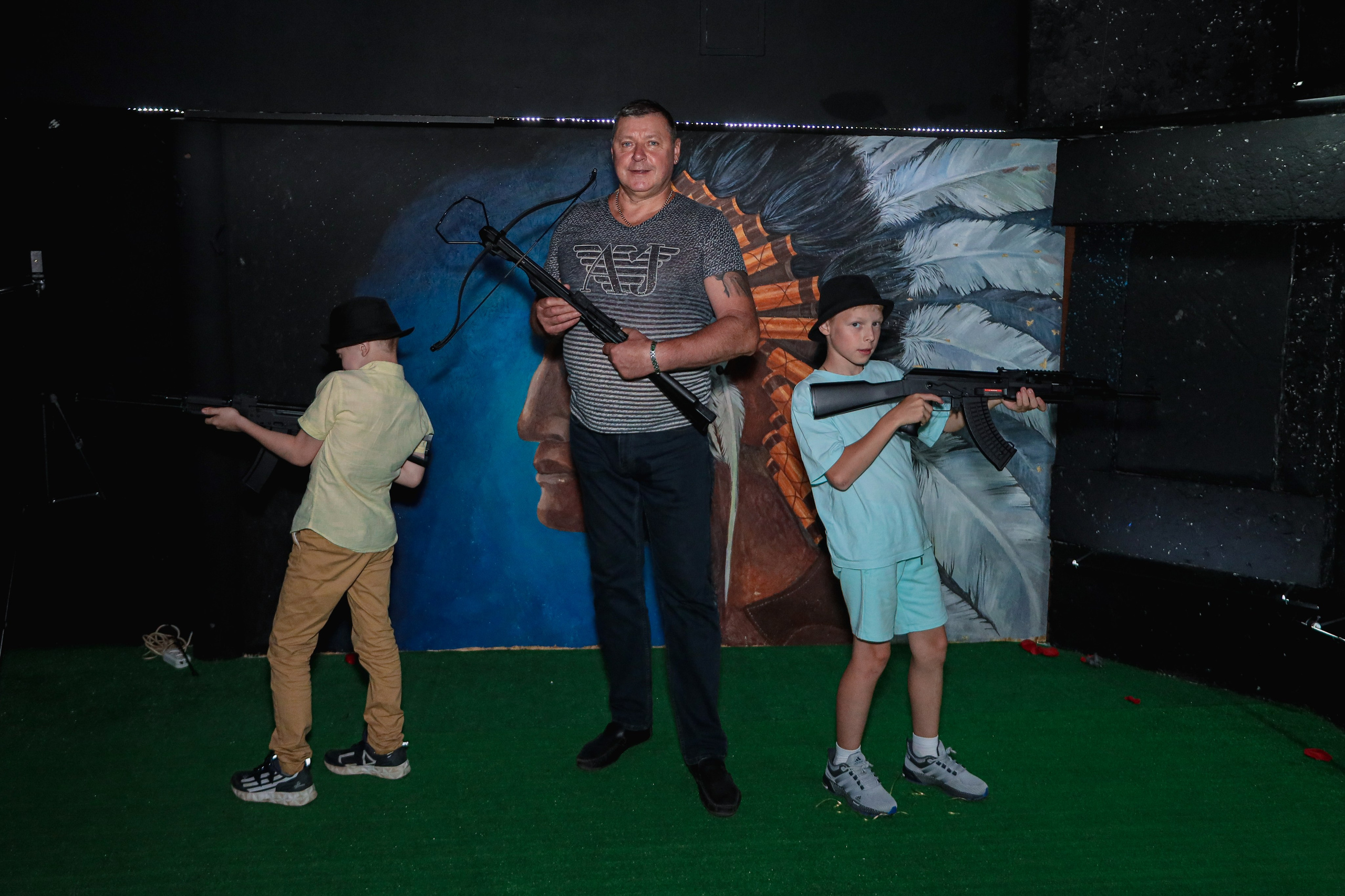 День рождение в стрелковом клубе. Фотограф Надршина Лилия