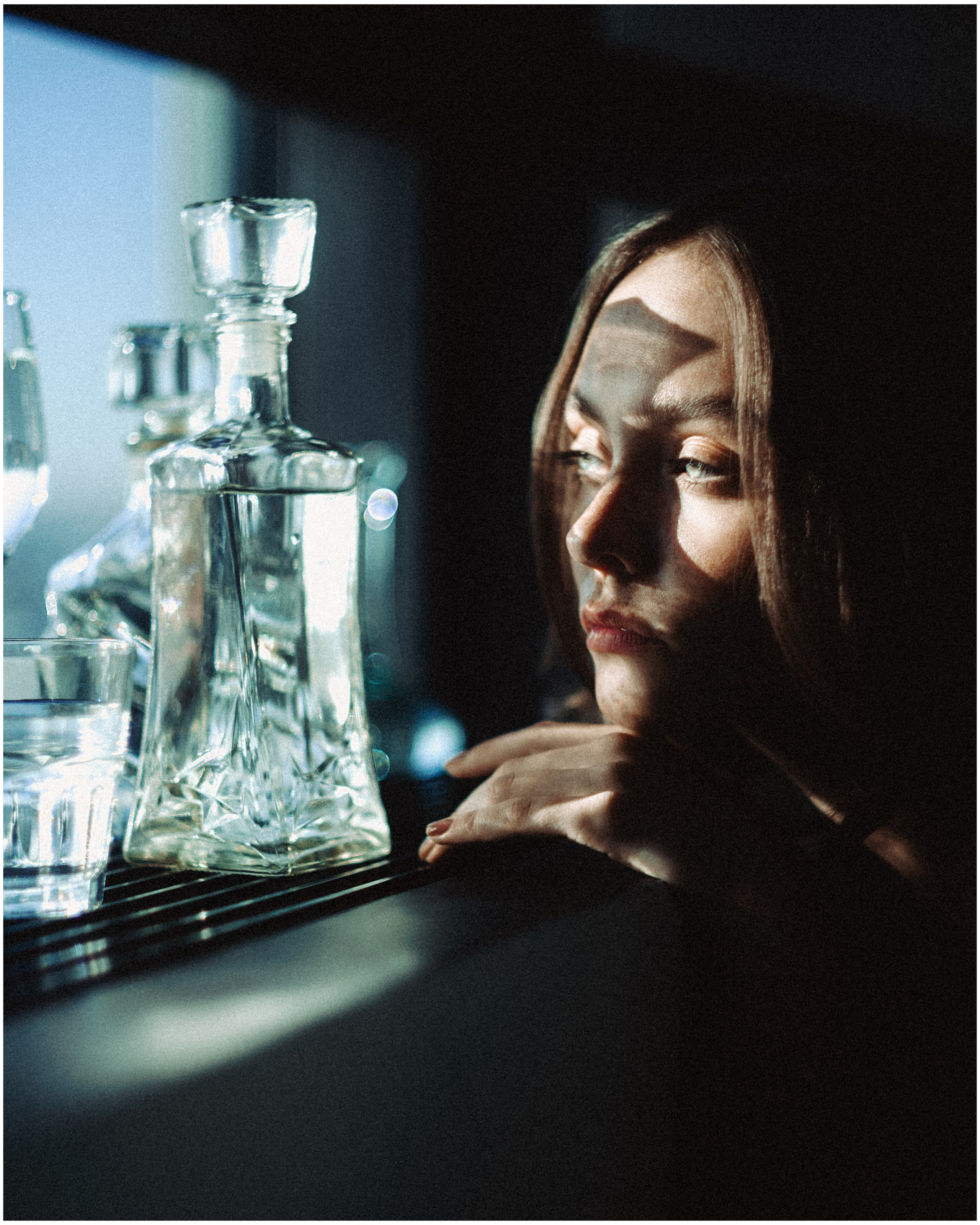 Арт фотосессия с необычной идеей в студии в Москве