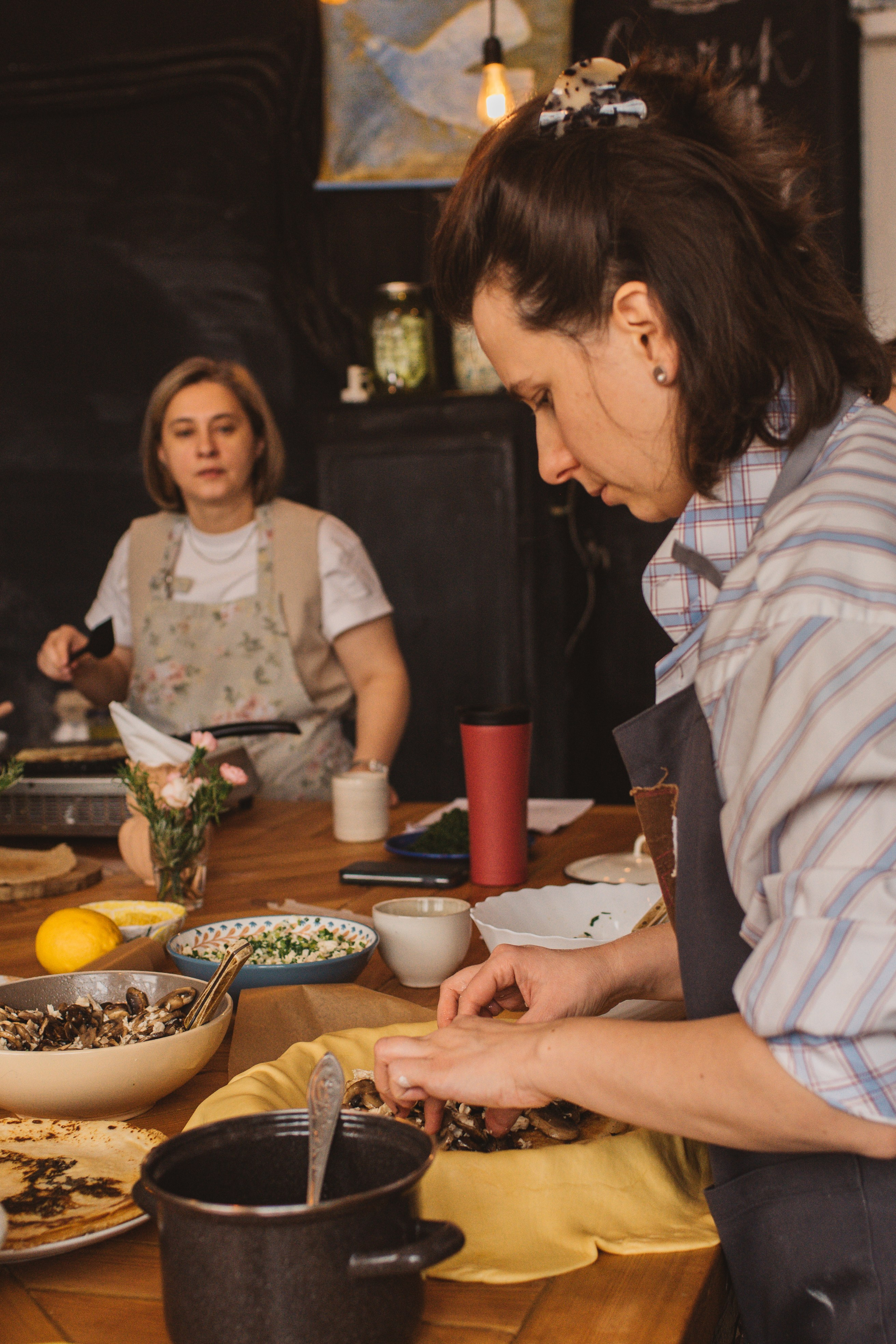 Простраство Тепло. Блинный день. Сайт портфолио