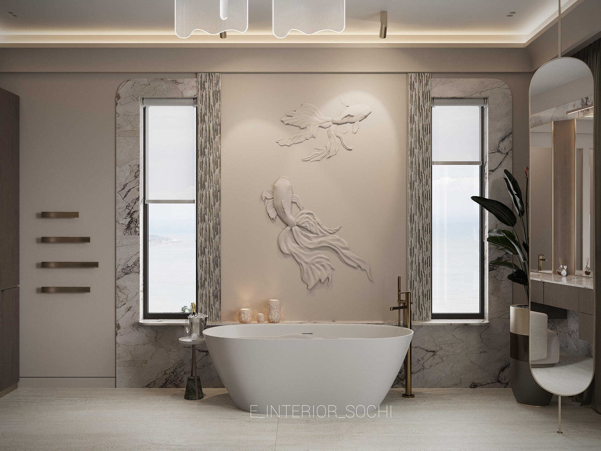 WINGSKY-STONEWOOD. Дизайн интерьера Евгения Тисленко