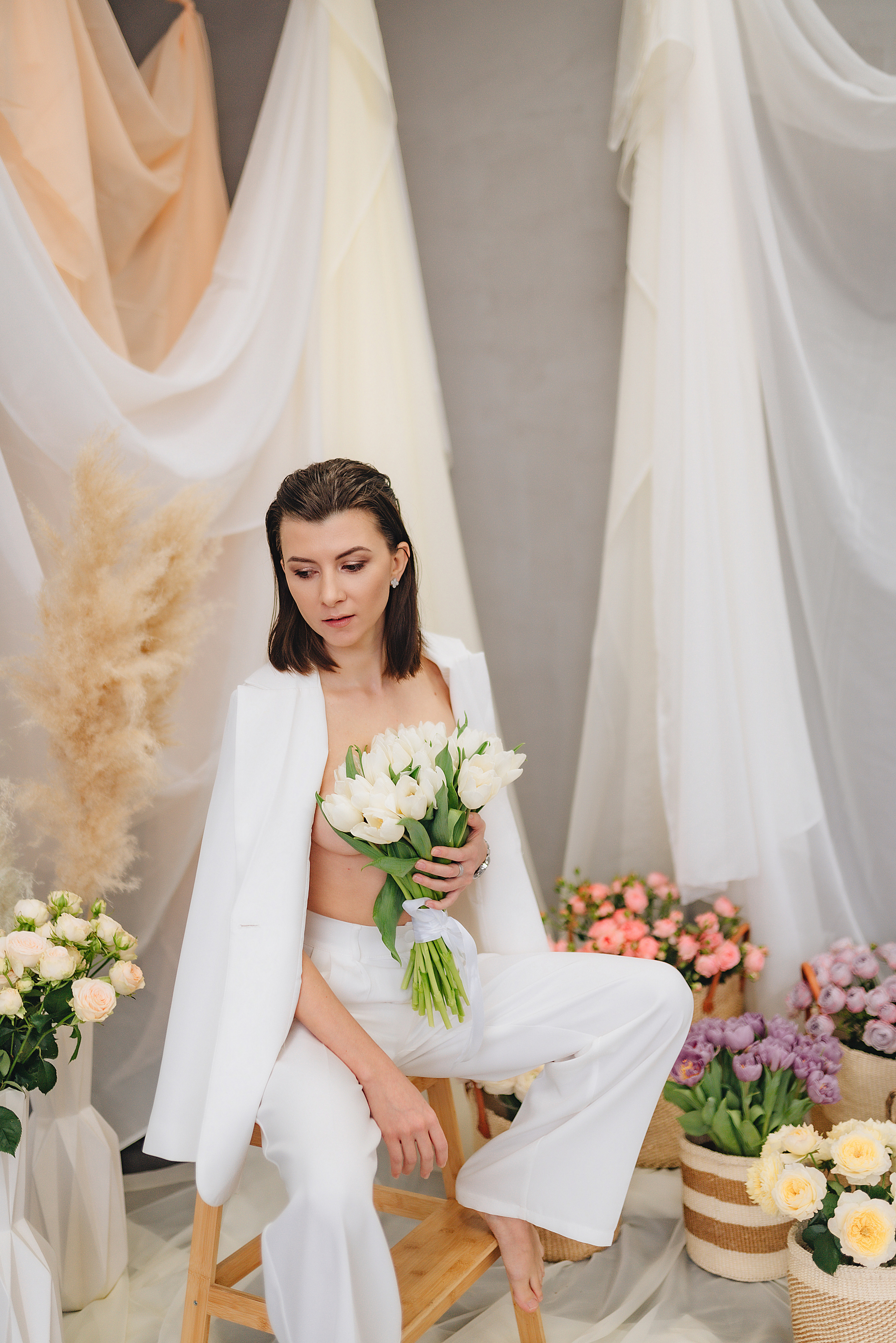 Олеся | Фотодень с цветами. Фотограф Карина Шмулёва. Воронеж и область