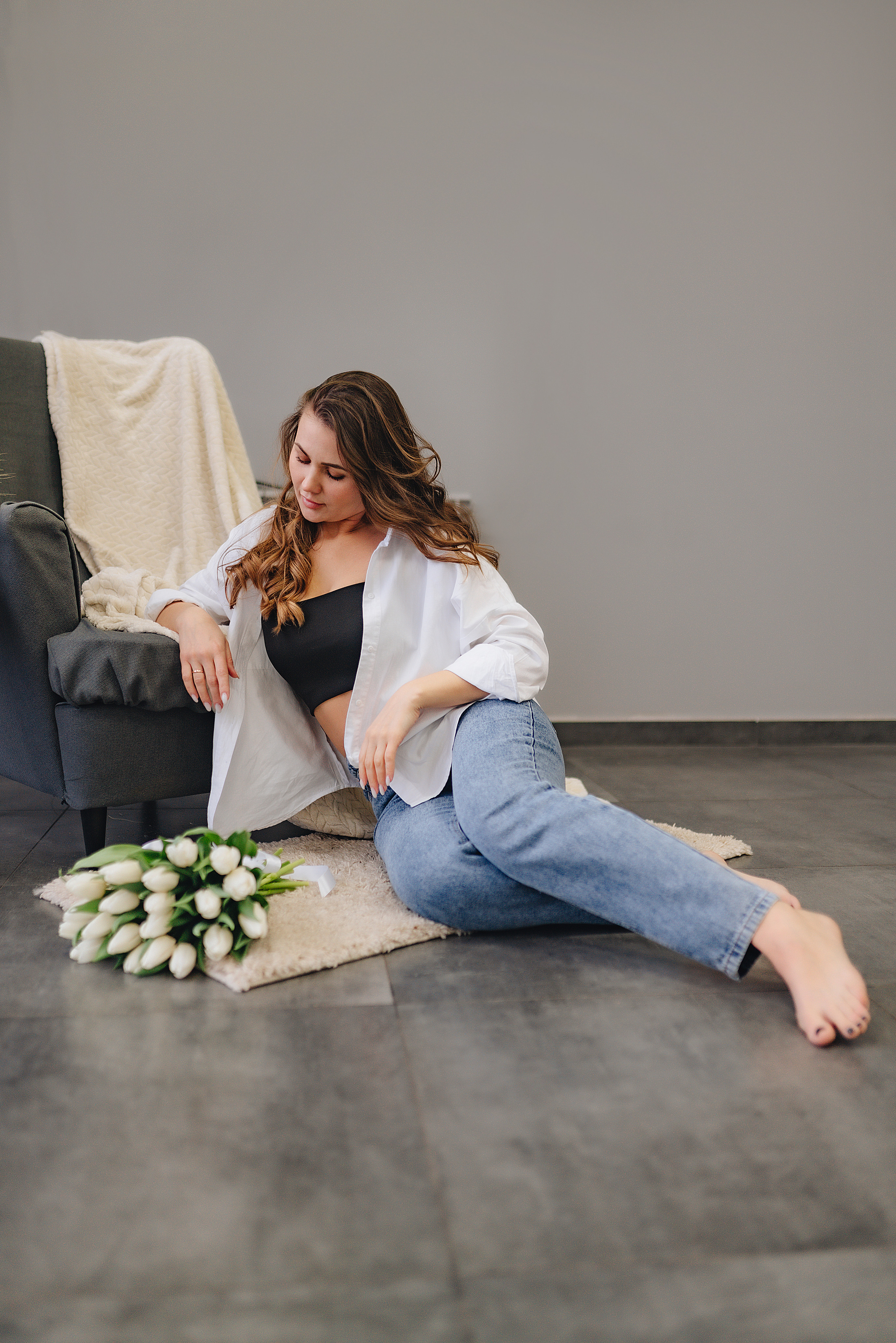 Анна | Фотодень с цветами. Фотограф Карина Шмулёва. Воронеж и область