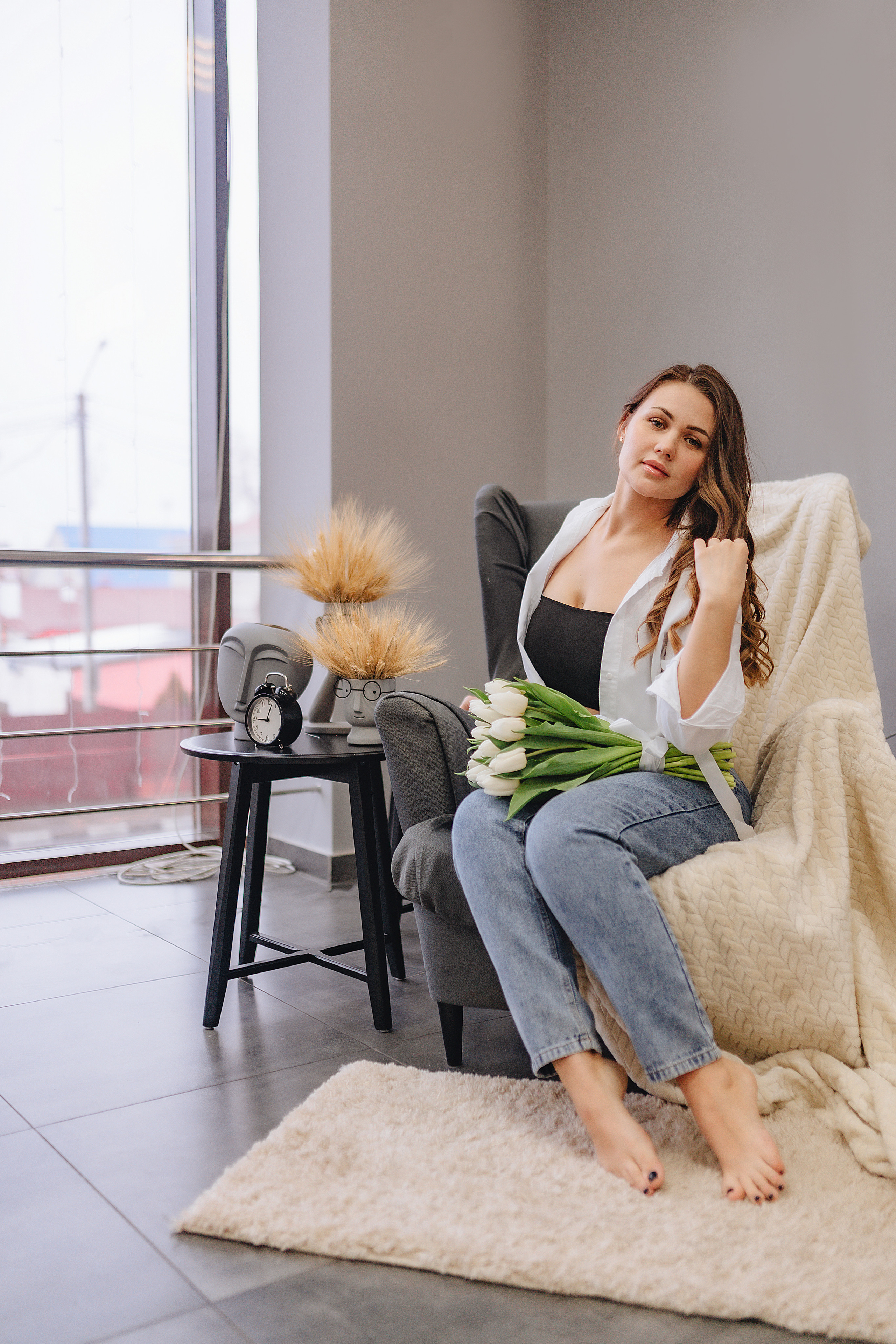 Анна | Фотодень с цветами. Фотограф Карина Шмулёва. Воронеж и область