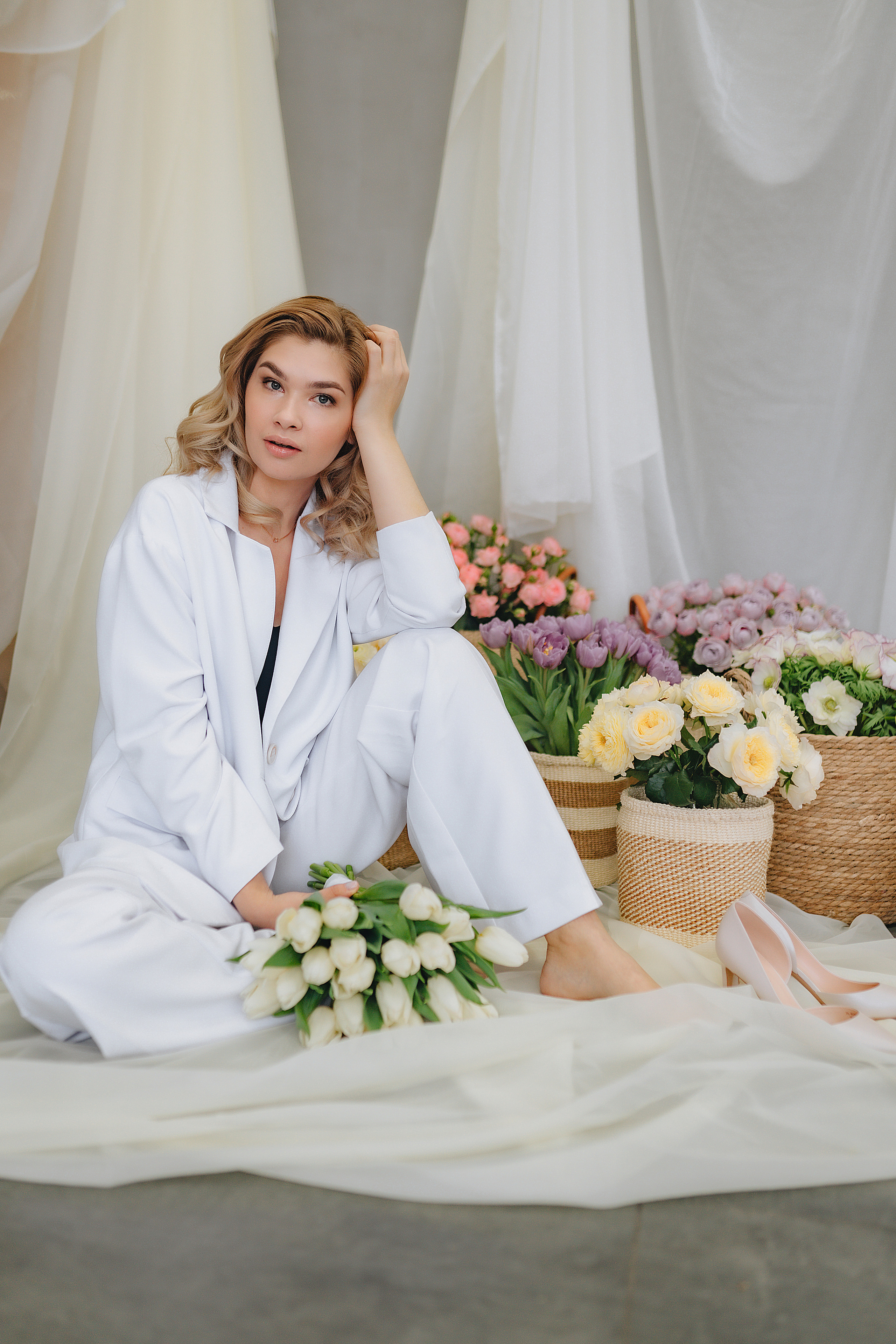 Алина | Фотодень с цветами. Фотограф Карина Шмулёва. Воронеж и область