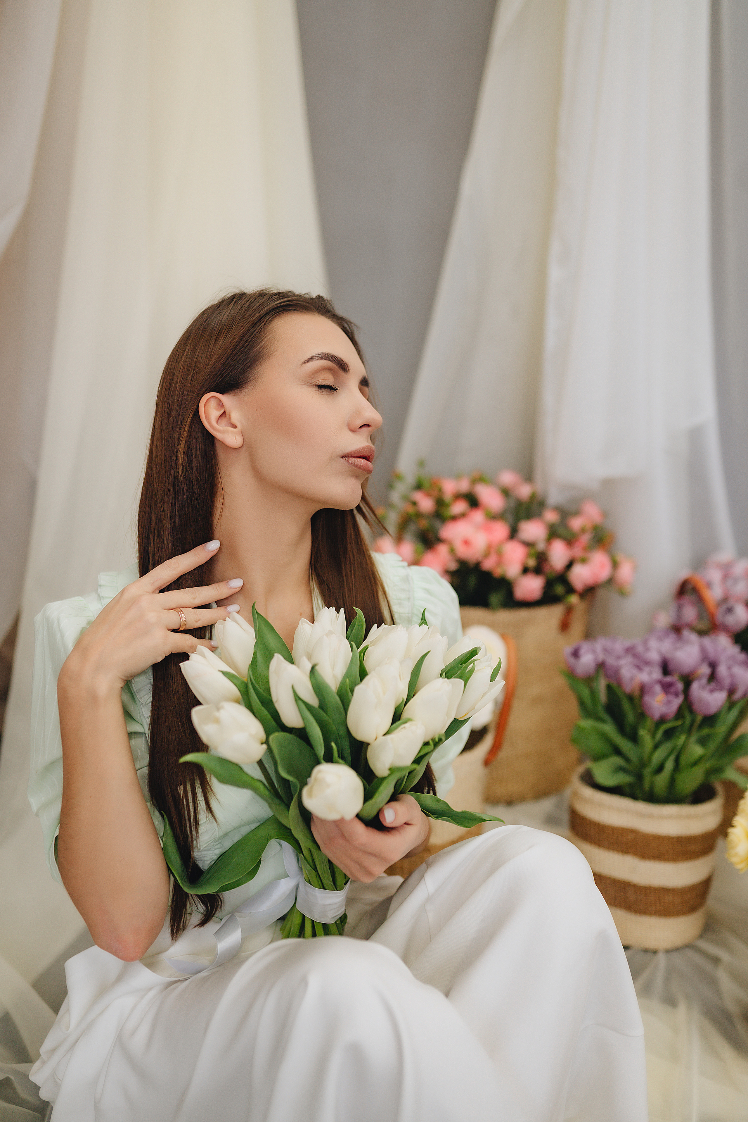 Юлия | Фотодень с цветами. Фотограф Карина Шмулёва. Воронеж и область