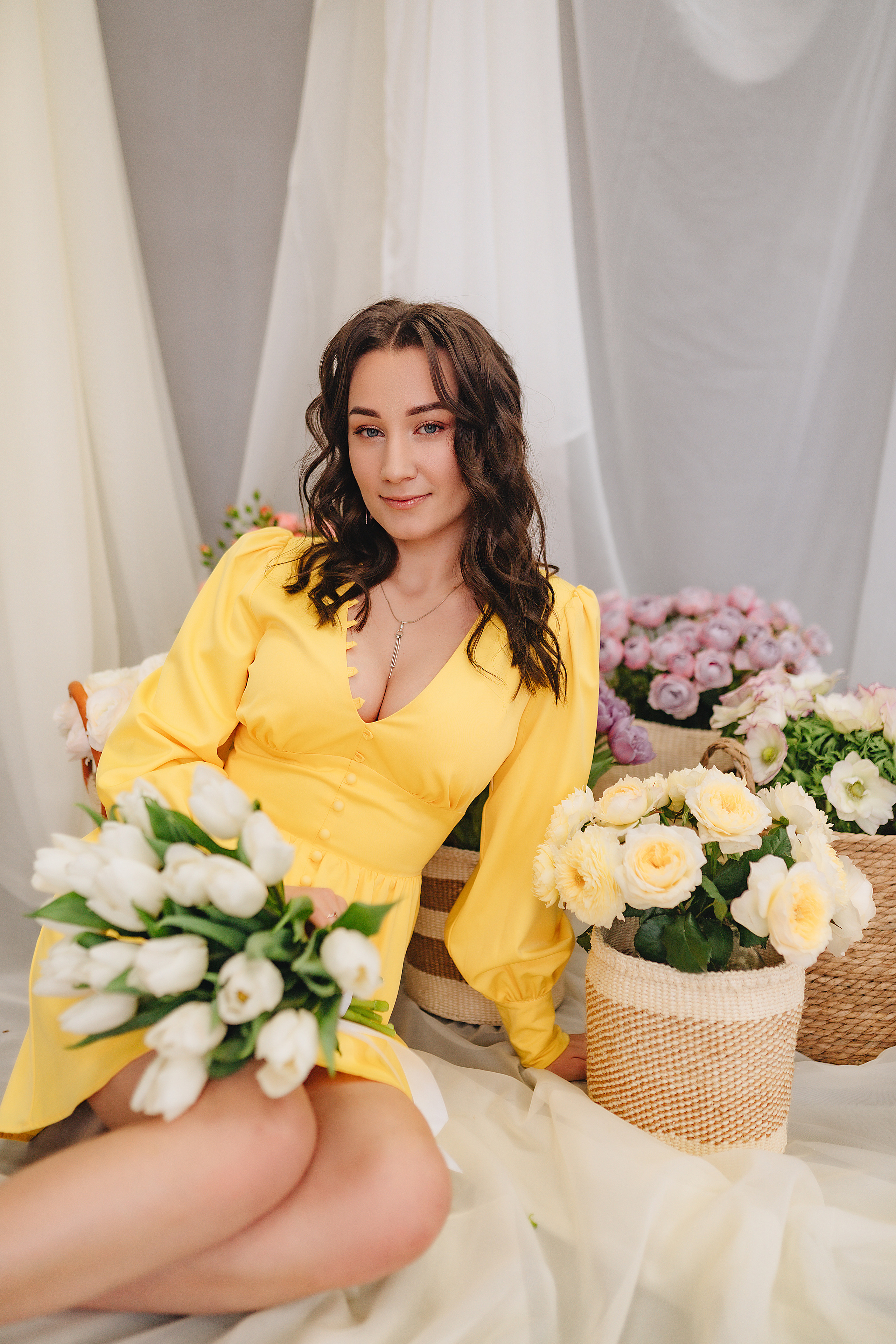 Анастасия | Фотодень с цветами. Фотограф Карина Шмулёва. Воронеж и область