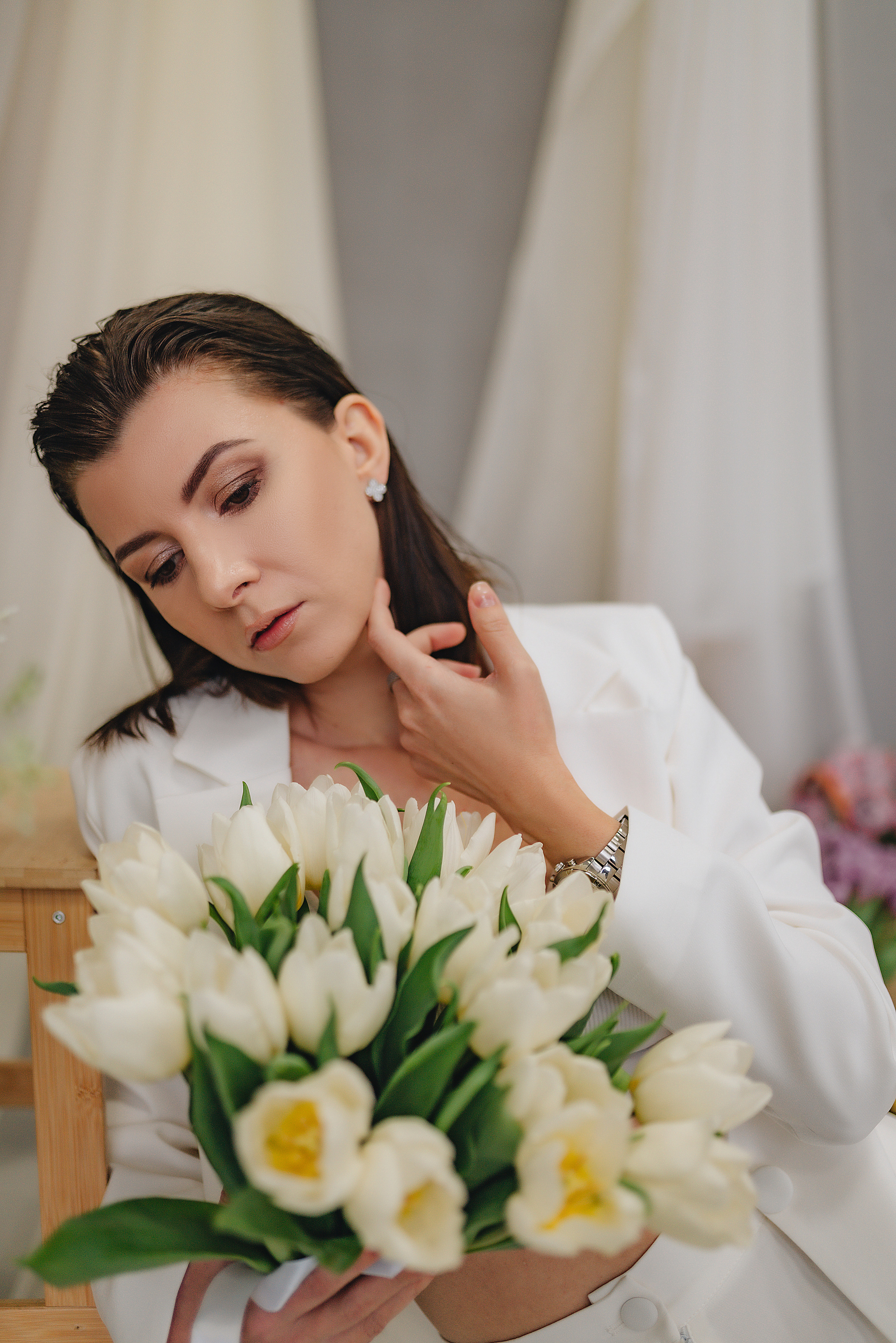 Олеся | Фотодень с цветами. Фотограф Карина Шмулёва. Воронеж и область