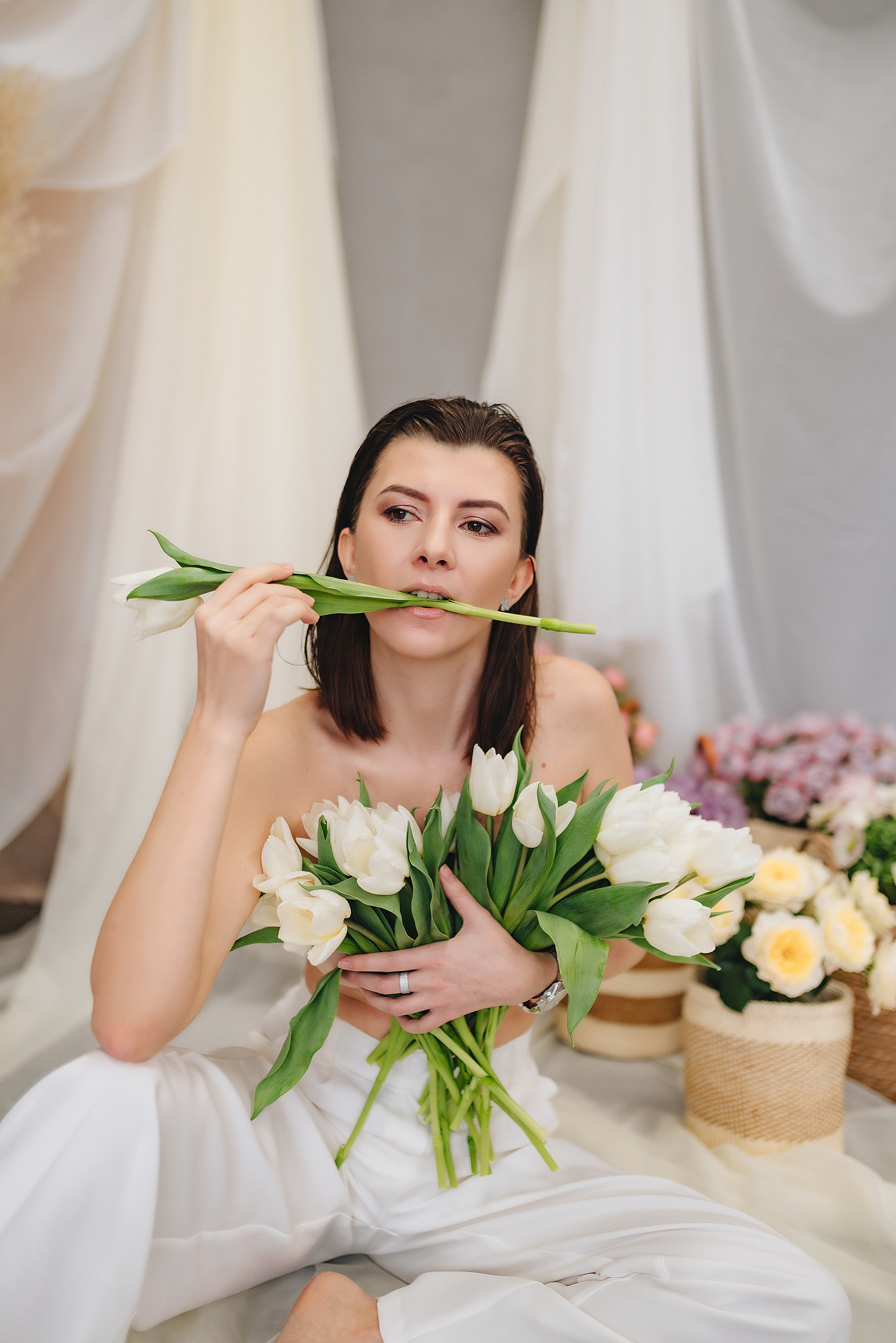 Олеся | Фотодень с цветами. Фотограф Карина Шмулёва. Воронеж и область