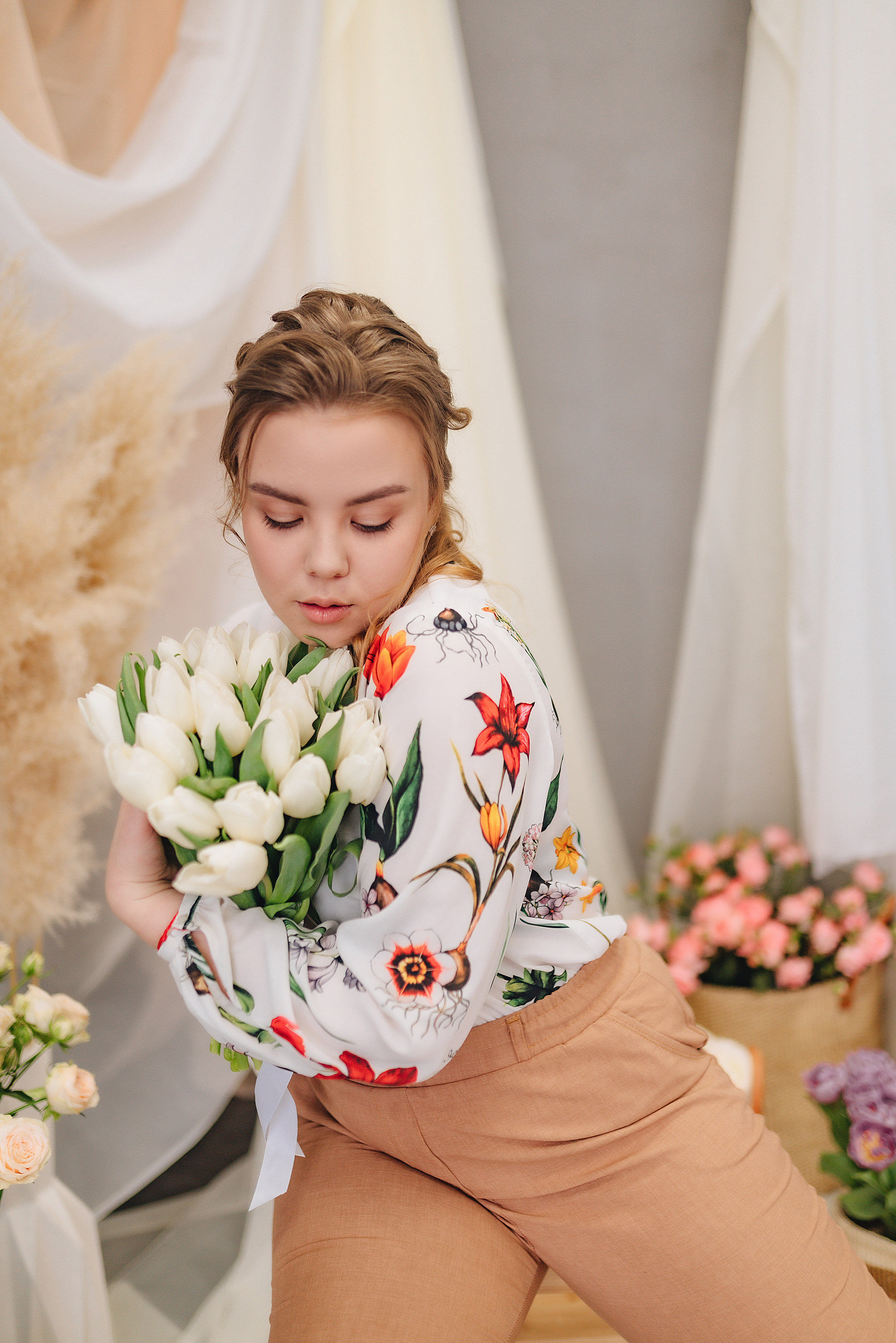 Елизавета | Фотодень с цветами. Фотограф Карина Шмулёва. Воронеж и область