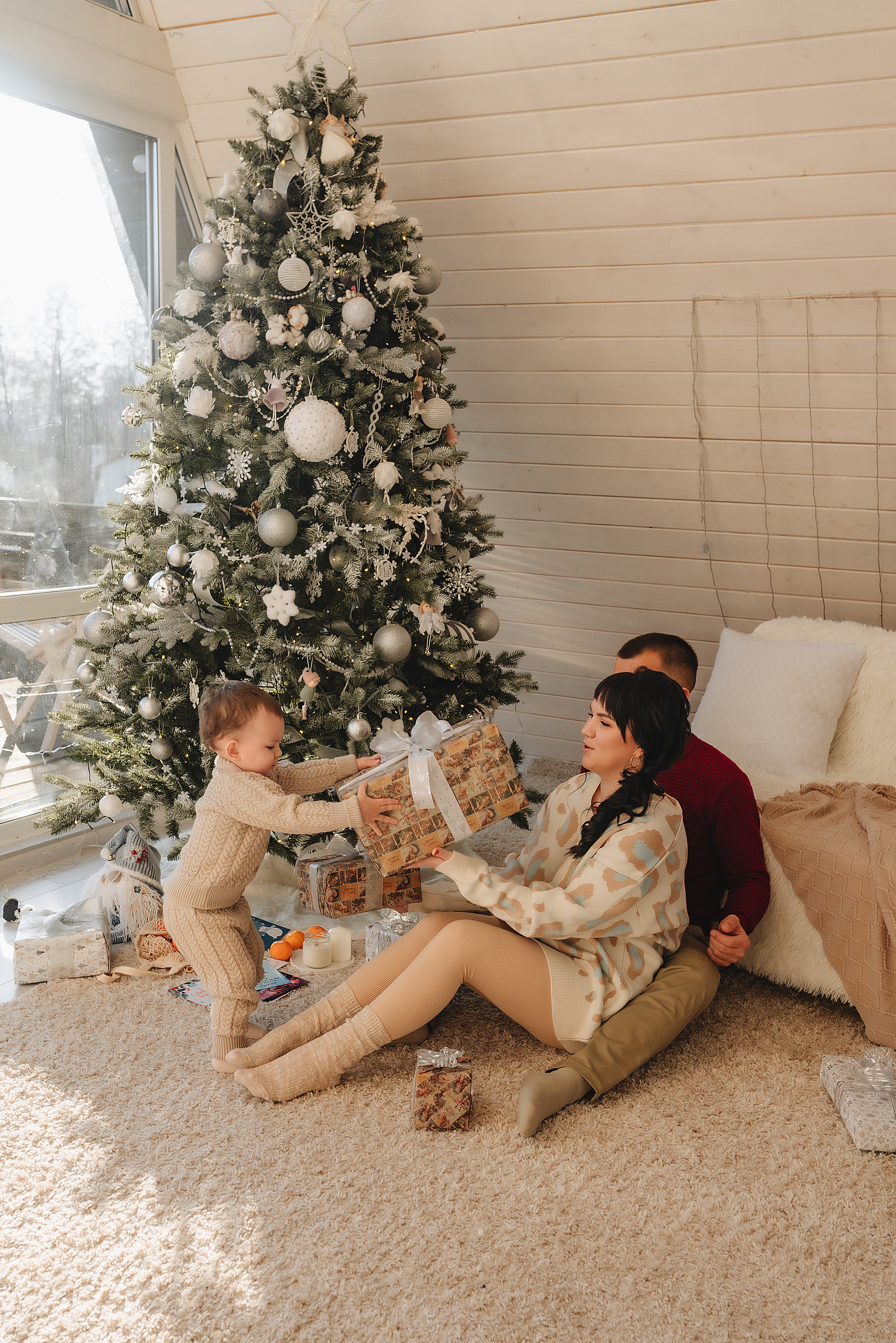 Семья Соколовых | Новогодний фотодень. Фотограф Карина Шмулёва. Воронеж и область