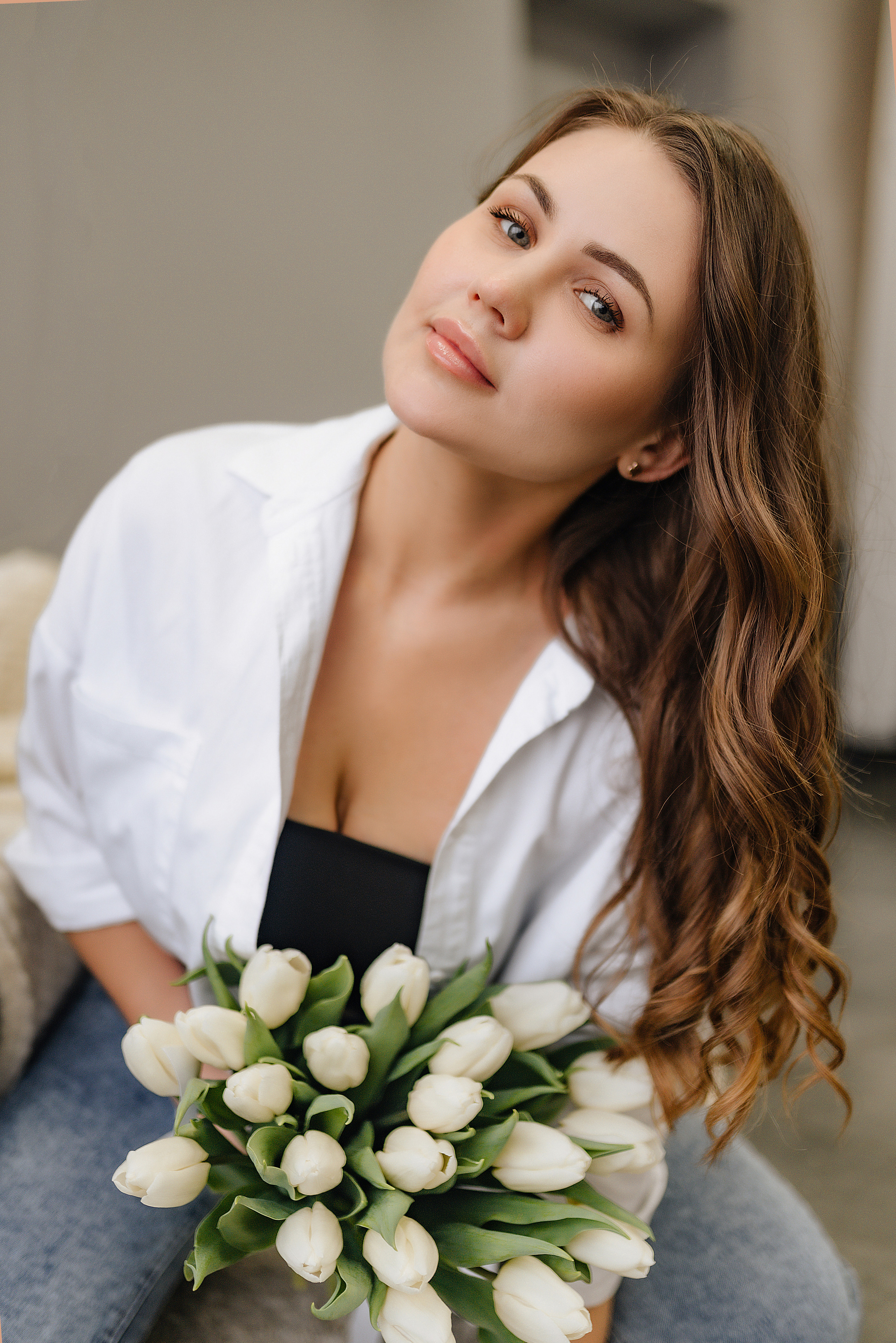 Анна | Фотодень с цветами. Фотограф Карина Шмулёва. Воронеж и область