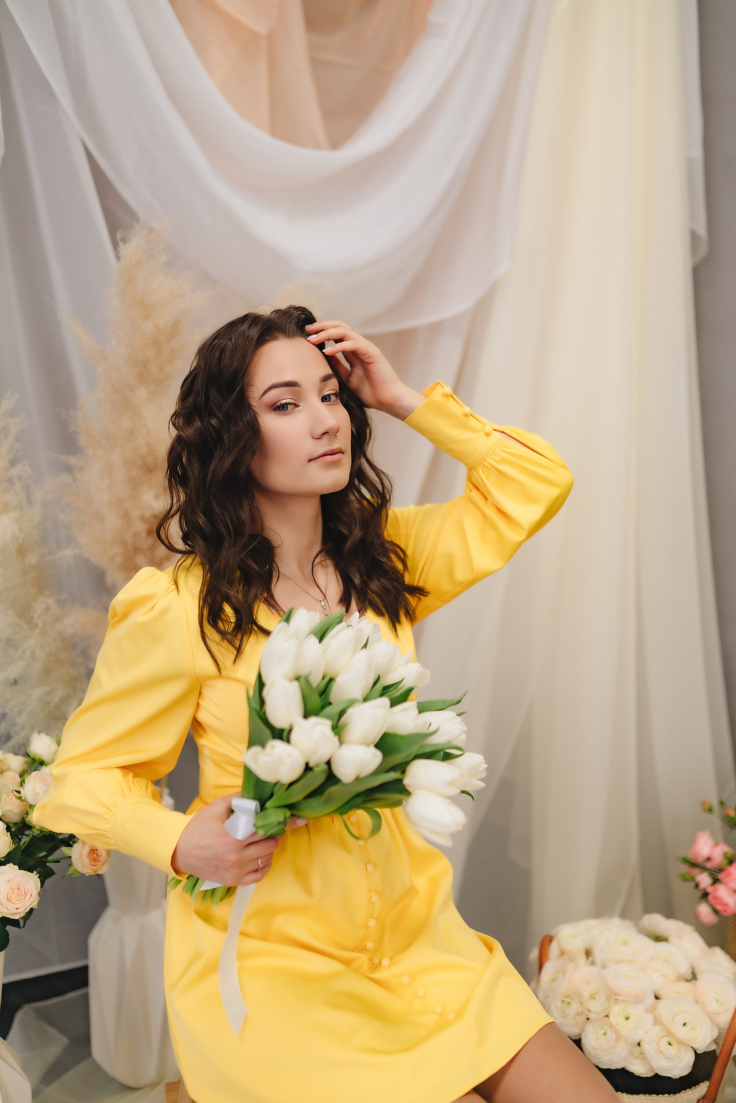 Анастасия | Фотодень с цветами. Фотограф Карина Шмулёва. Воронеж и область