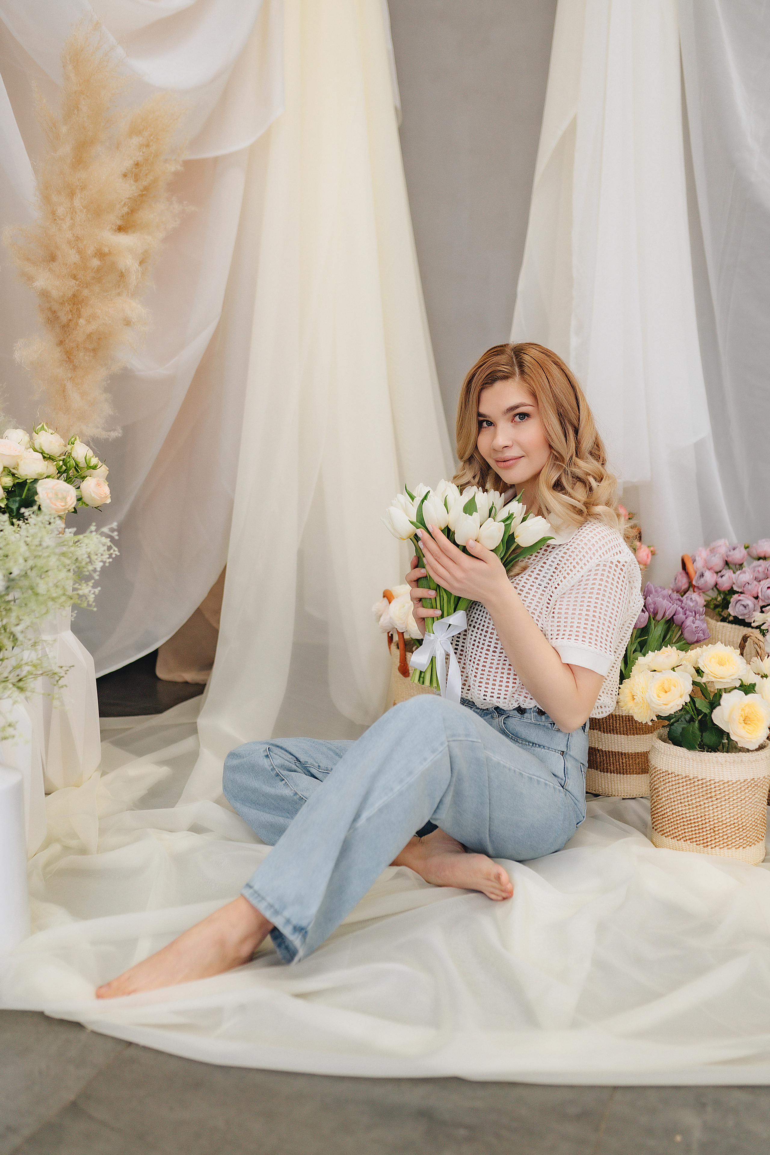 Алина | Фотодень с цветами. Фотограф Карина Шмулёва. Воронеж и область