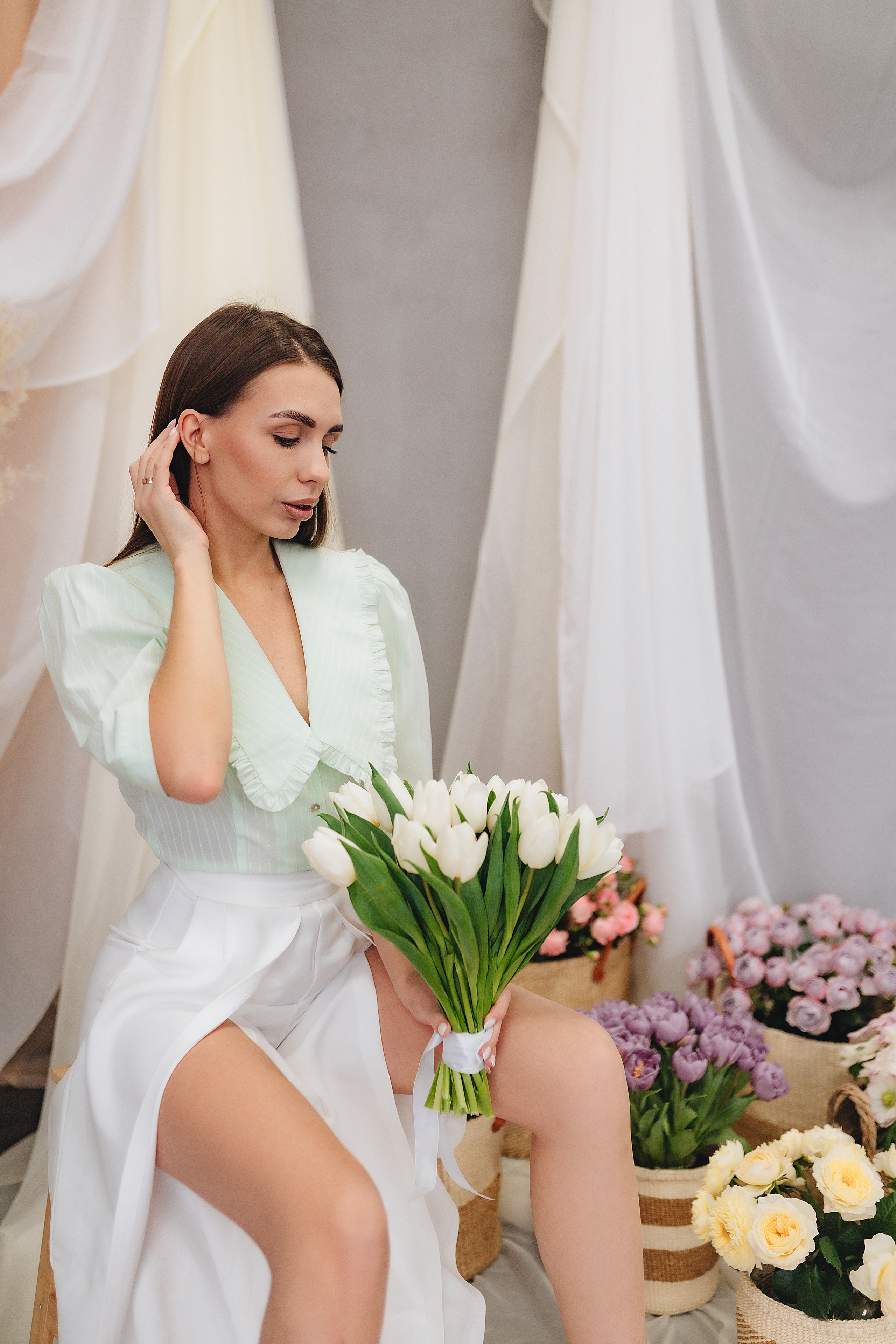 Юлия | Фотодень с цветами. Фотограф Карина Шмулёва. Воронеж и область